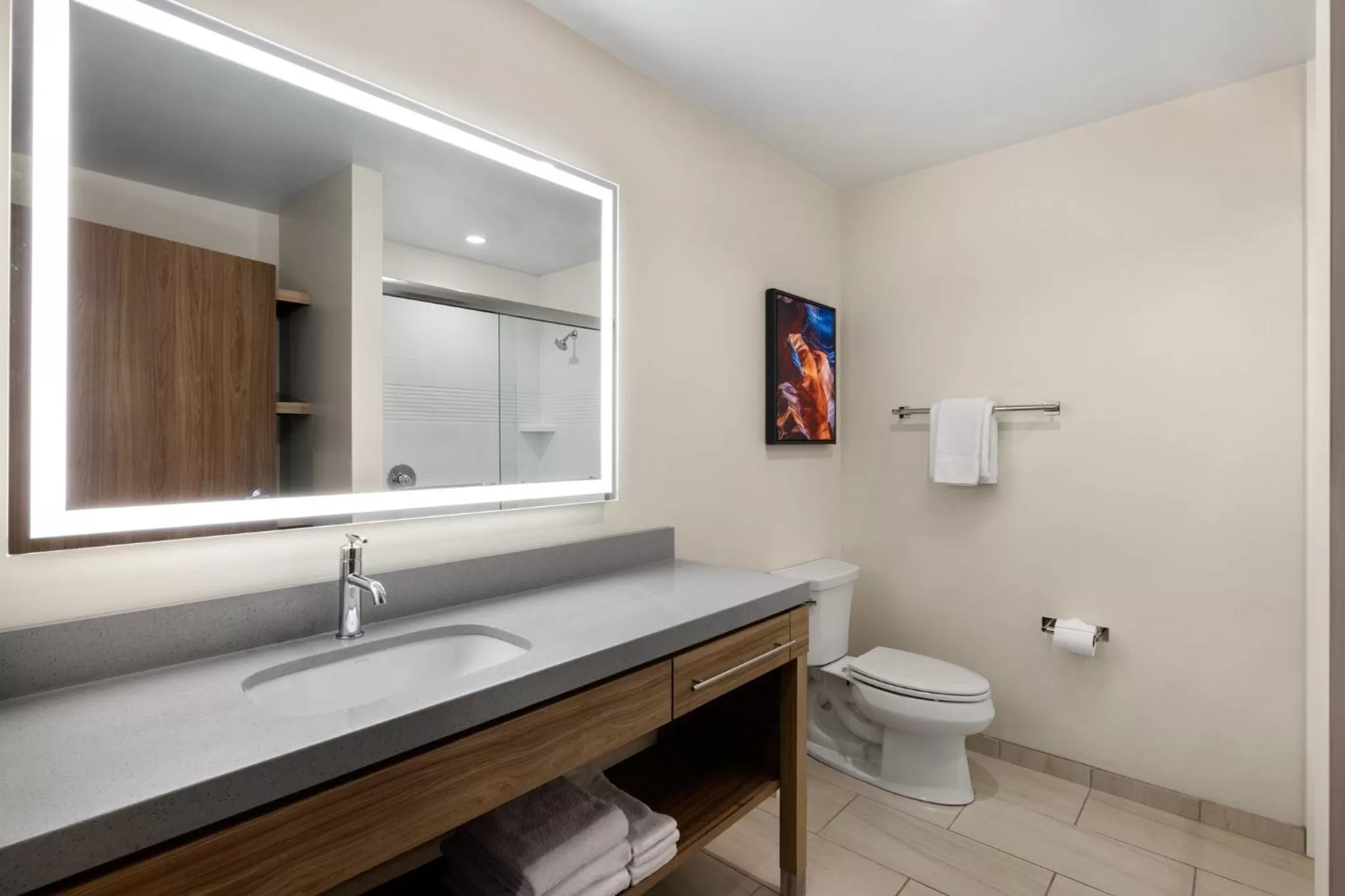 Bathroom in Candlewood Suites - Layton - Salt Lake City by IHG