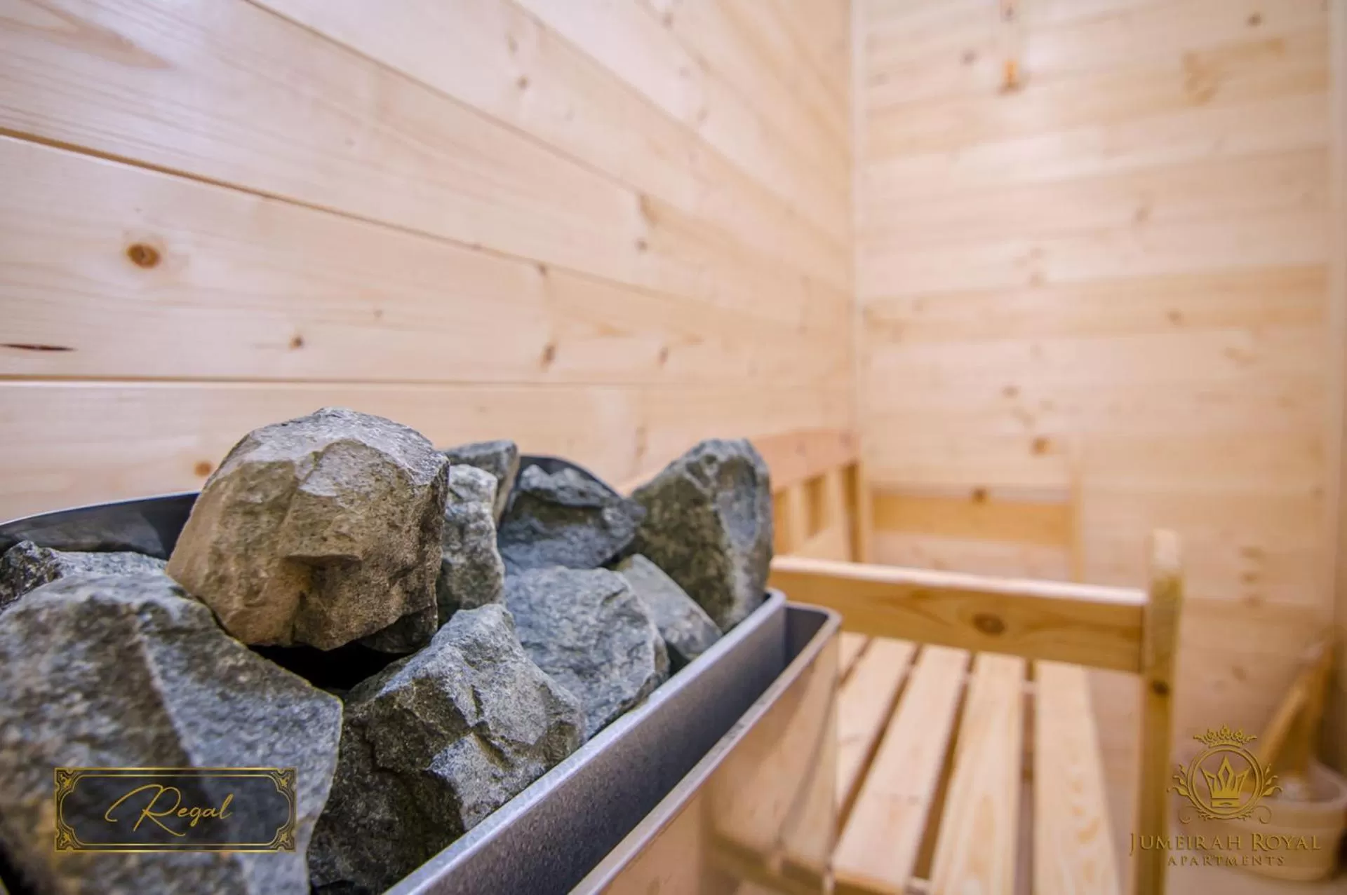 Sauna in JMR Royal -Luxury Rooms & Private Sauna
