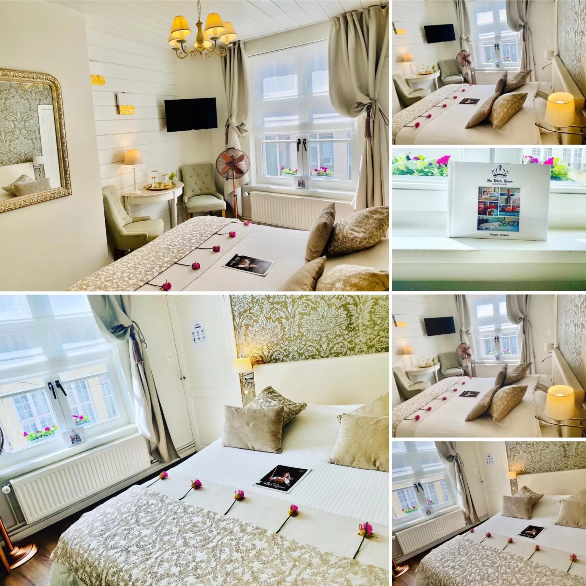 Bed in The White Queen B&B