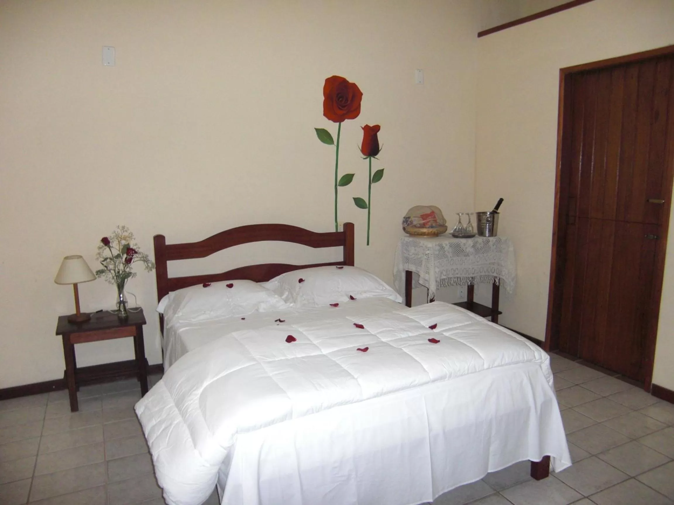 Bed in Pousada Barcarola