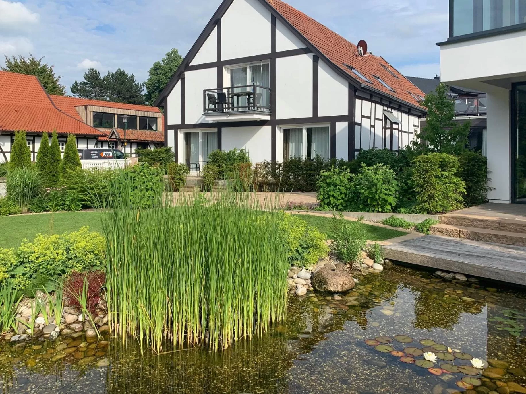 Garden, Property Building in Hotel Storck