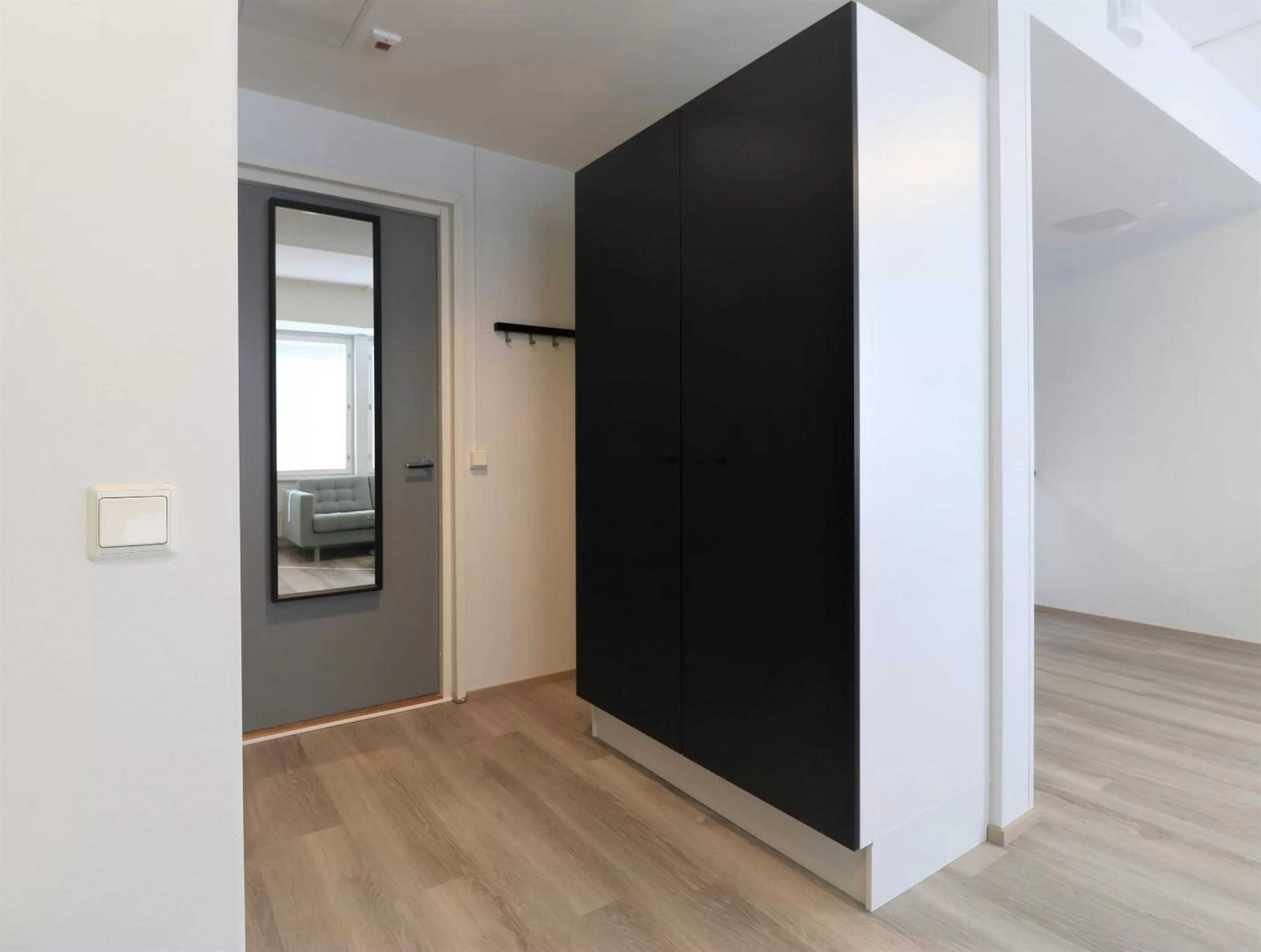 Photo of the whole room in Forenom Aparthotel Helsinki Herttoniemi