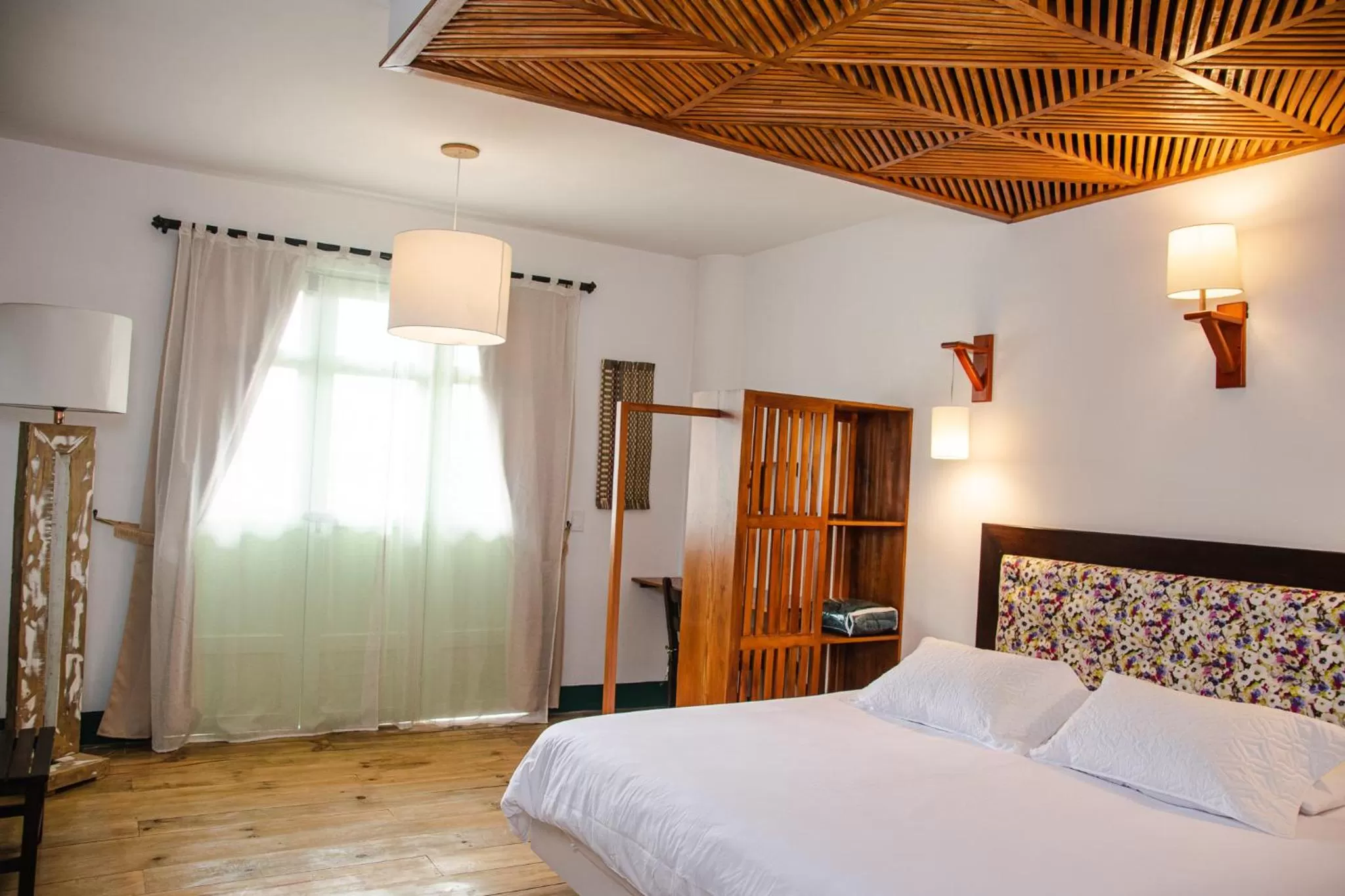 Bed in El Despertar Hotel