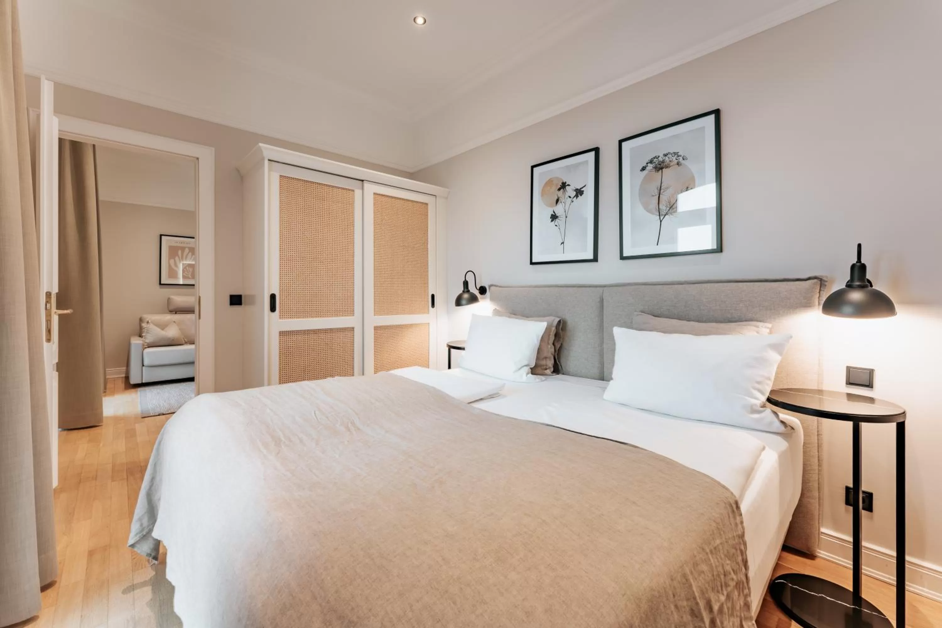 Bed in Strandhotel Kurhaus Juist