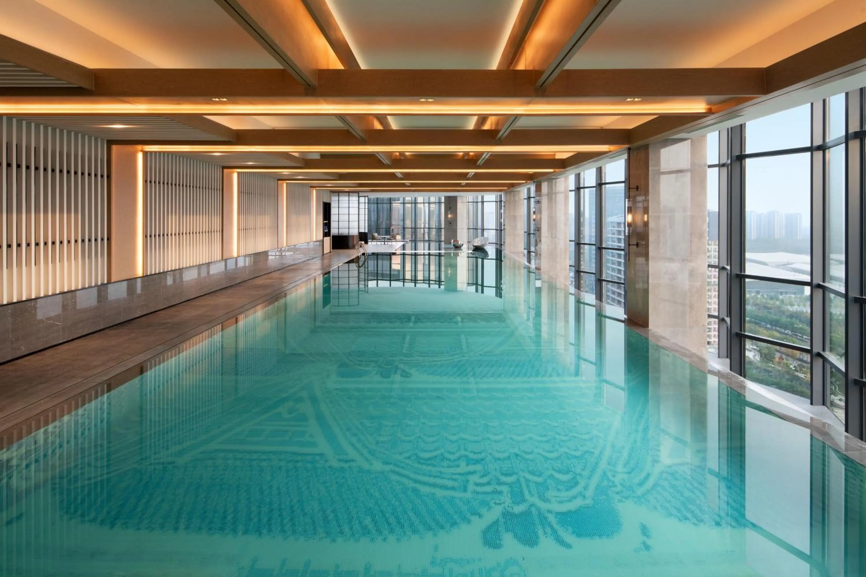 Swimming pool in Sheraton Xi'an Chanba