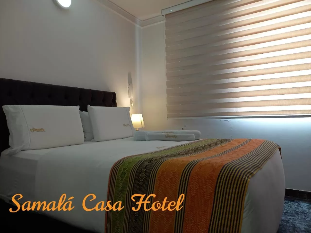Bed in Samalá Casa Hotel