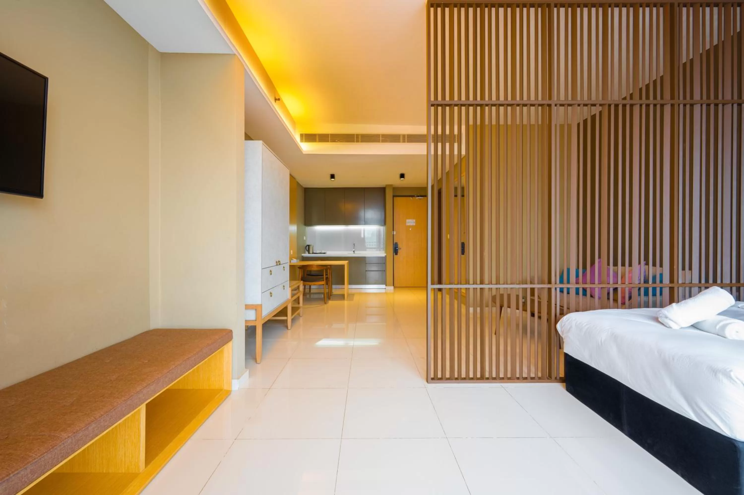 Bedroom, Bed in Greystone 99 Suites