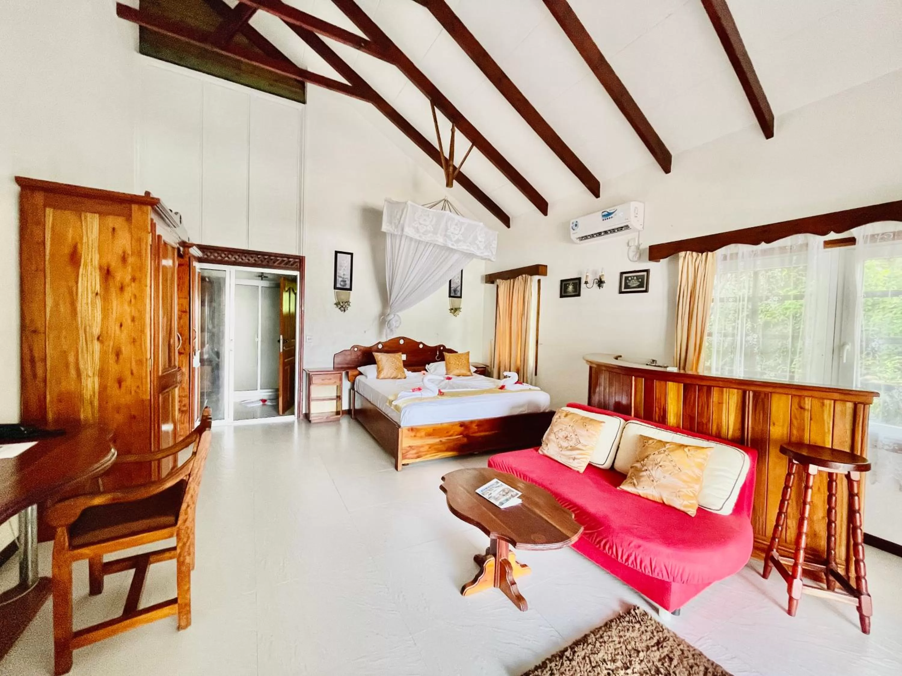 Bedroom, Bed in Villa Chez Batista