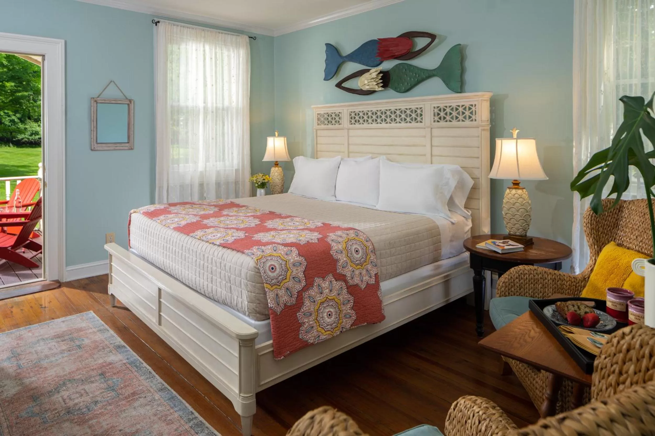 Patio in Landmark Inn