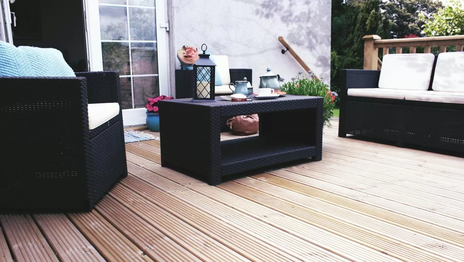 Patio in Beaufort House Accomodation