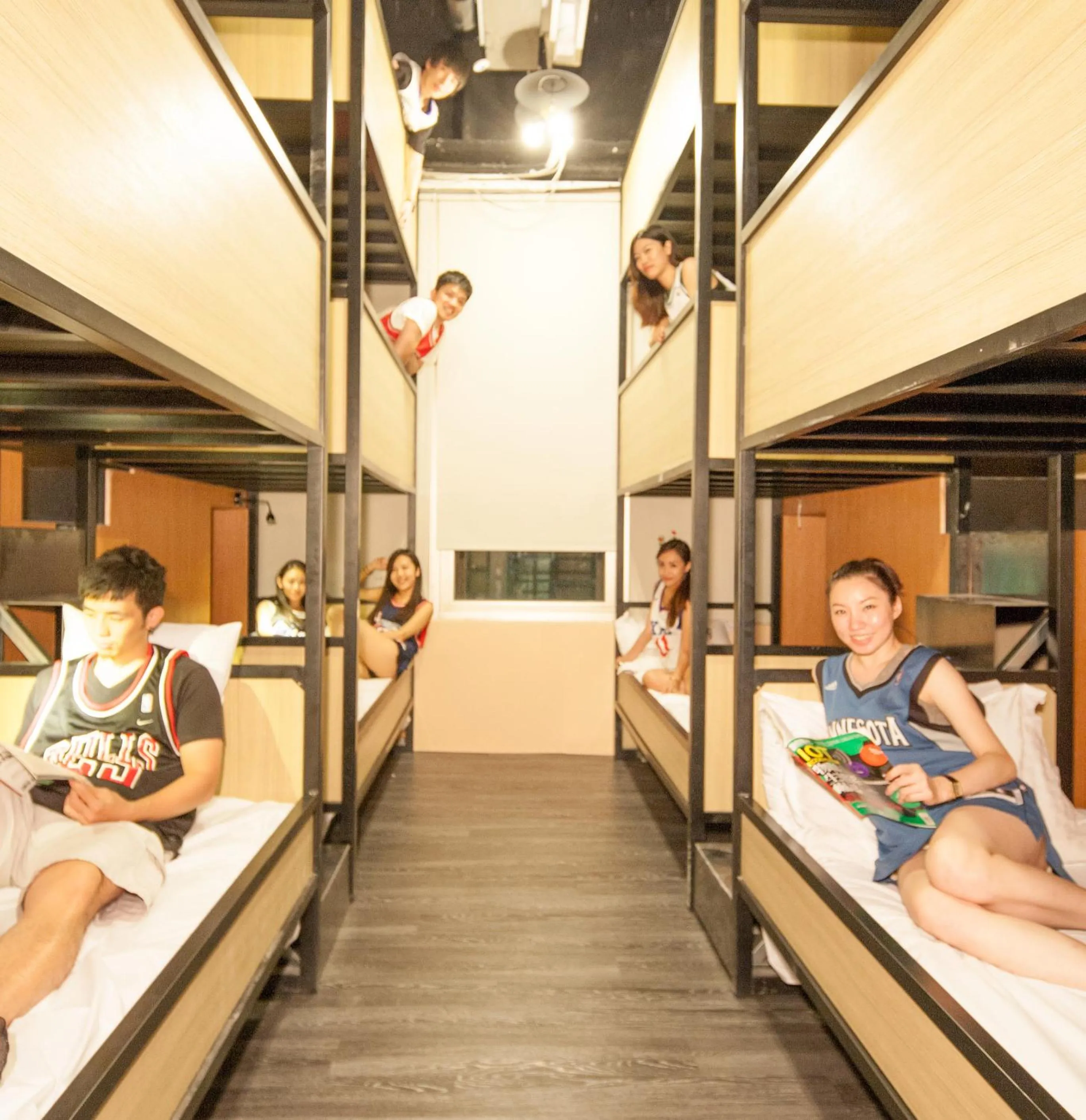 bunk bed in Angels Hostel Taipei Ximen