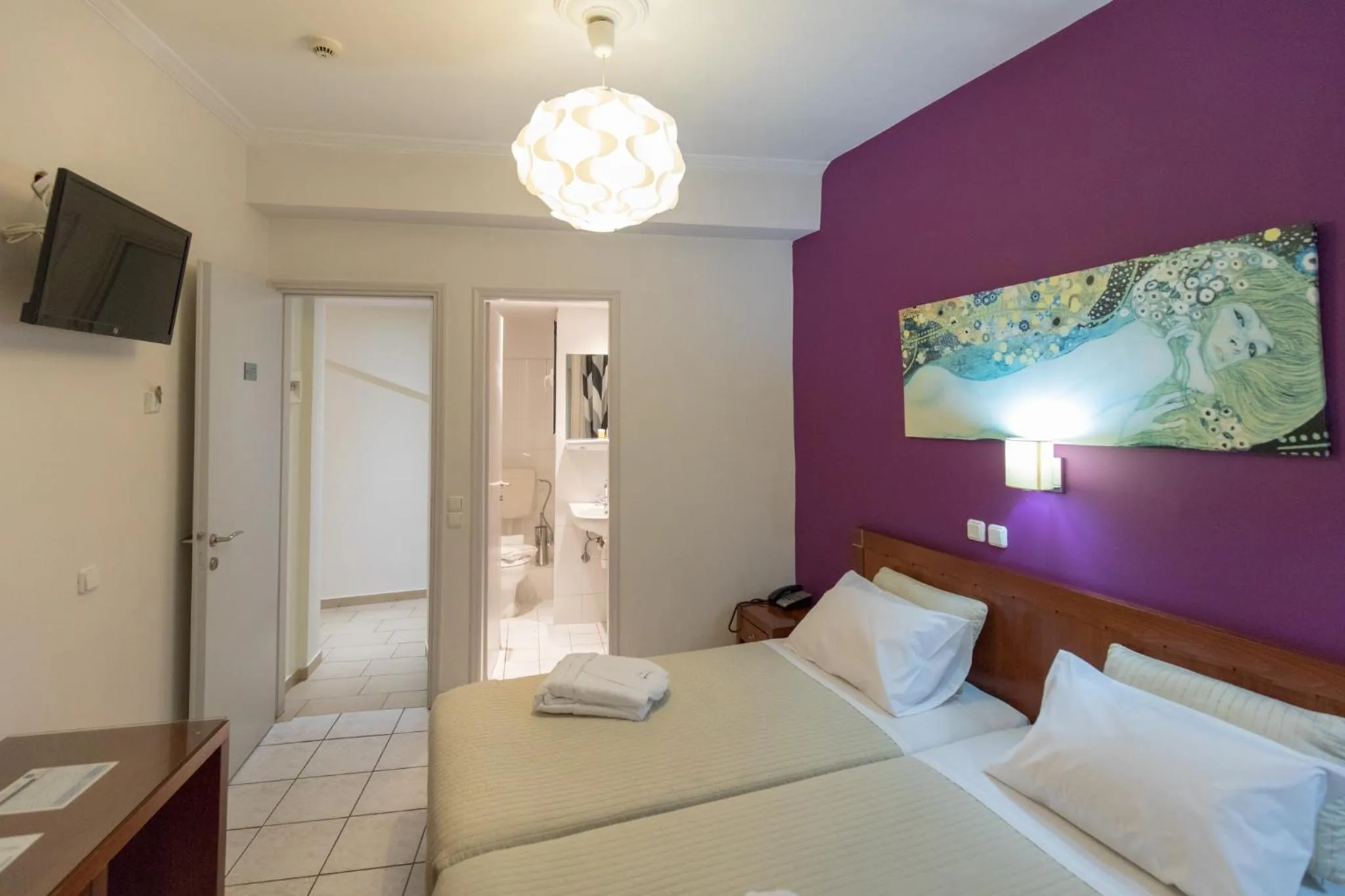 Photo of the whole room, Bed in Epidavros Hotel