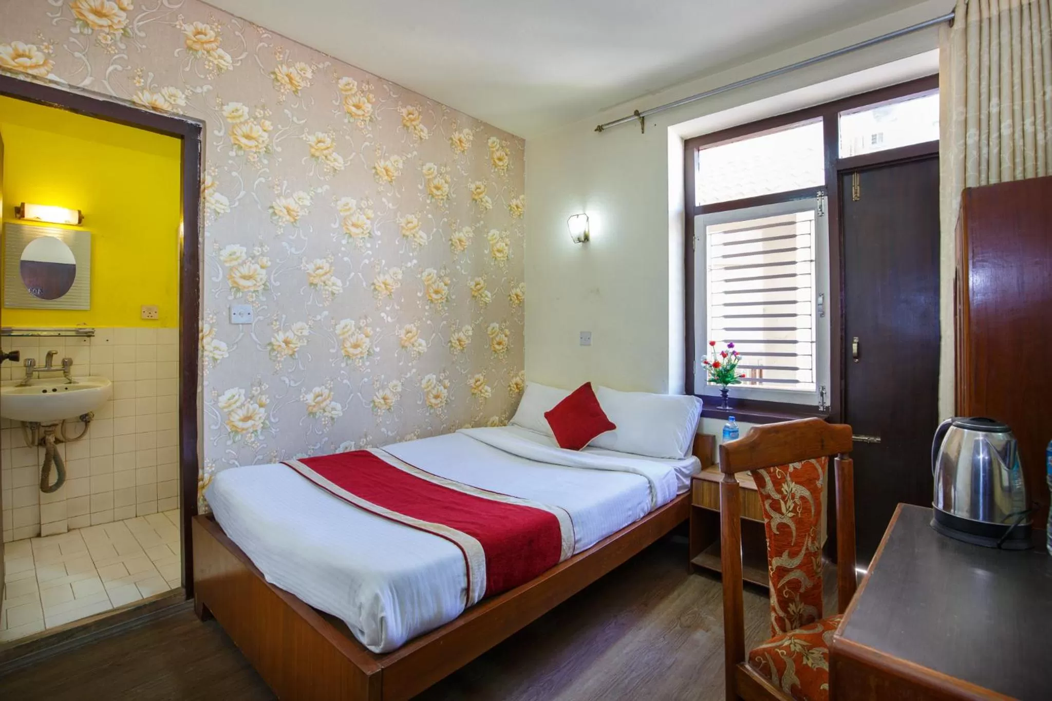 Bed in KATHMANDU NOMAD HOTEL