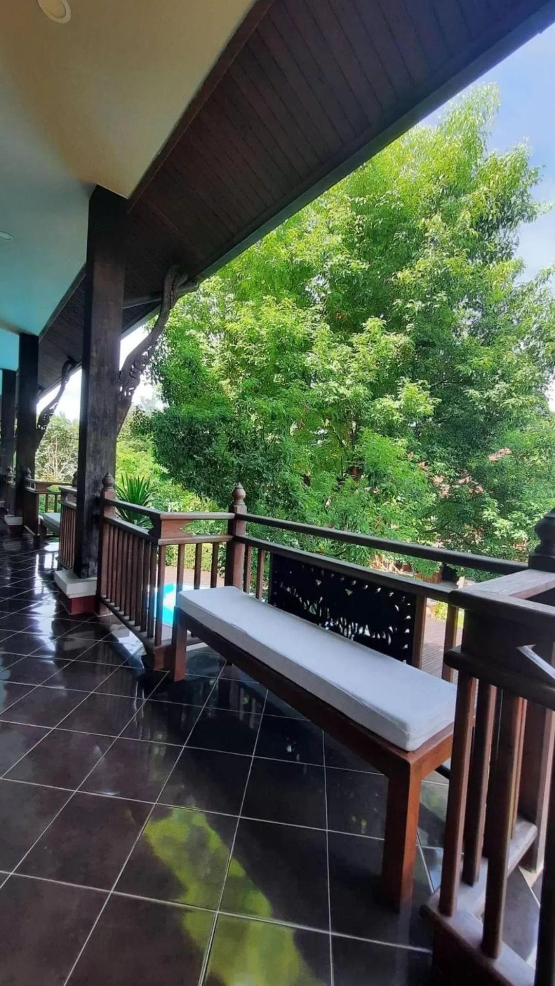 Balcony/Terrace in Amata Lanna Village อมตะล้านนาวิลเลจ