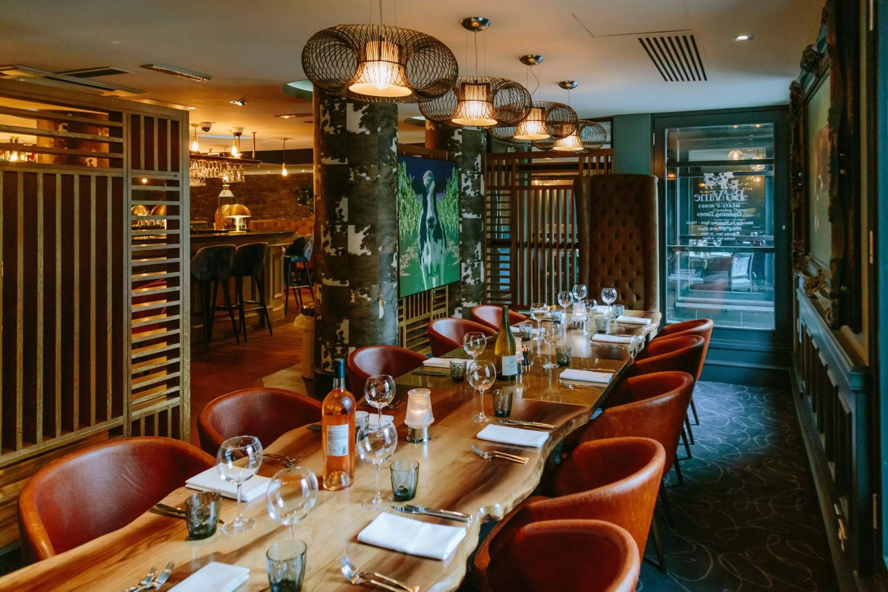 Restaurant/places to eat in Glasgow Grosvenor Hotel