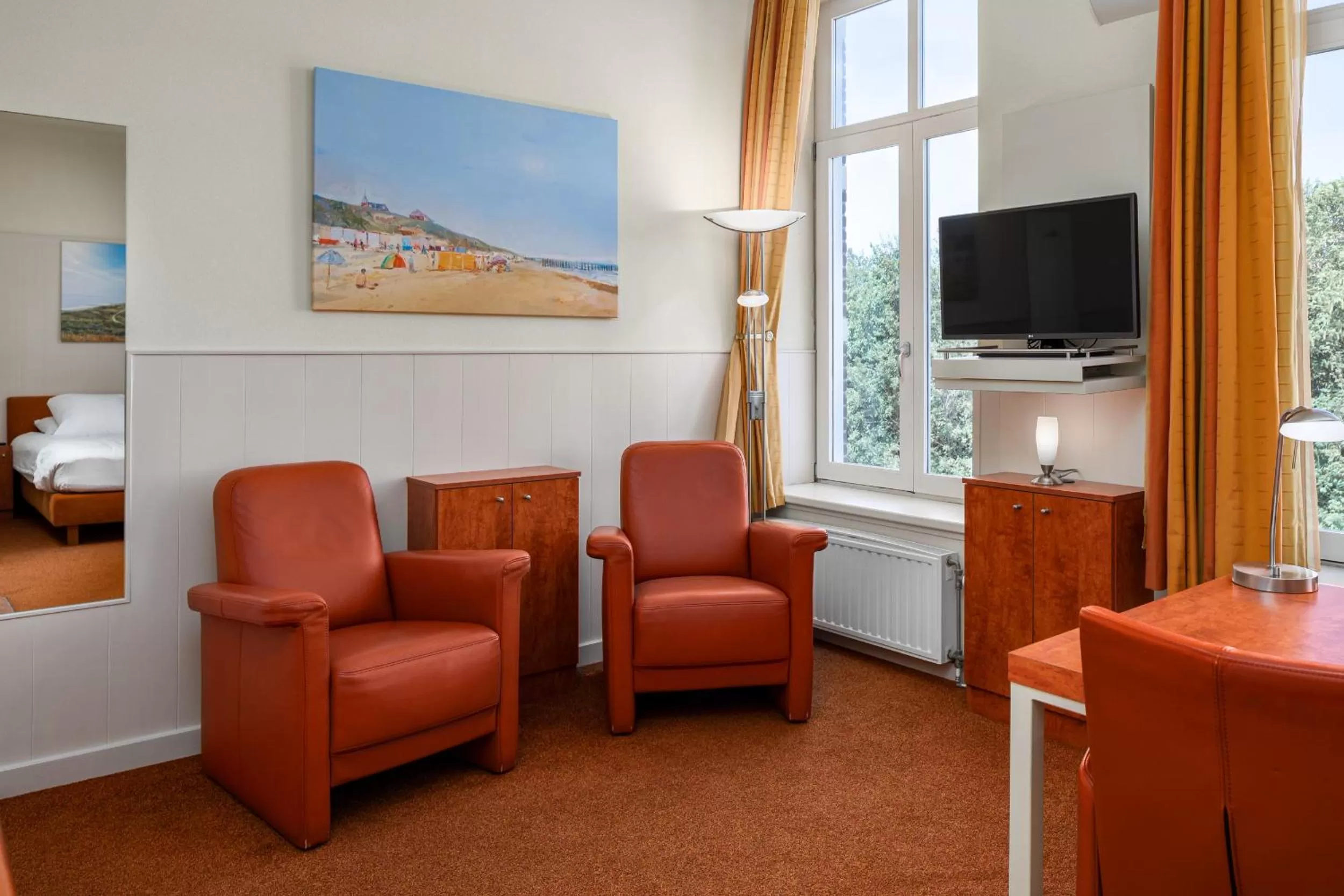 Seating area, TV/Entertainment Center in Hotel ter Duyn