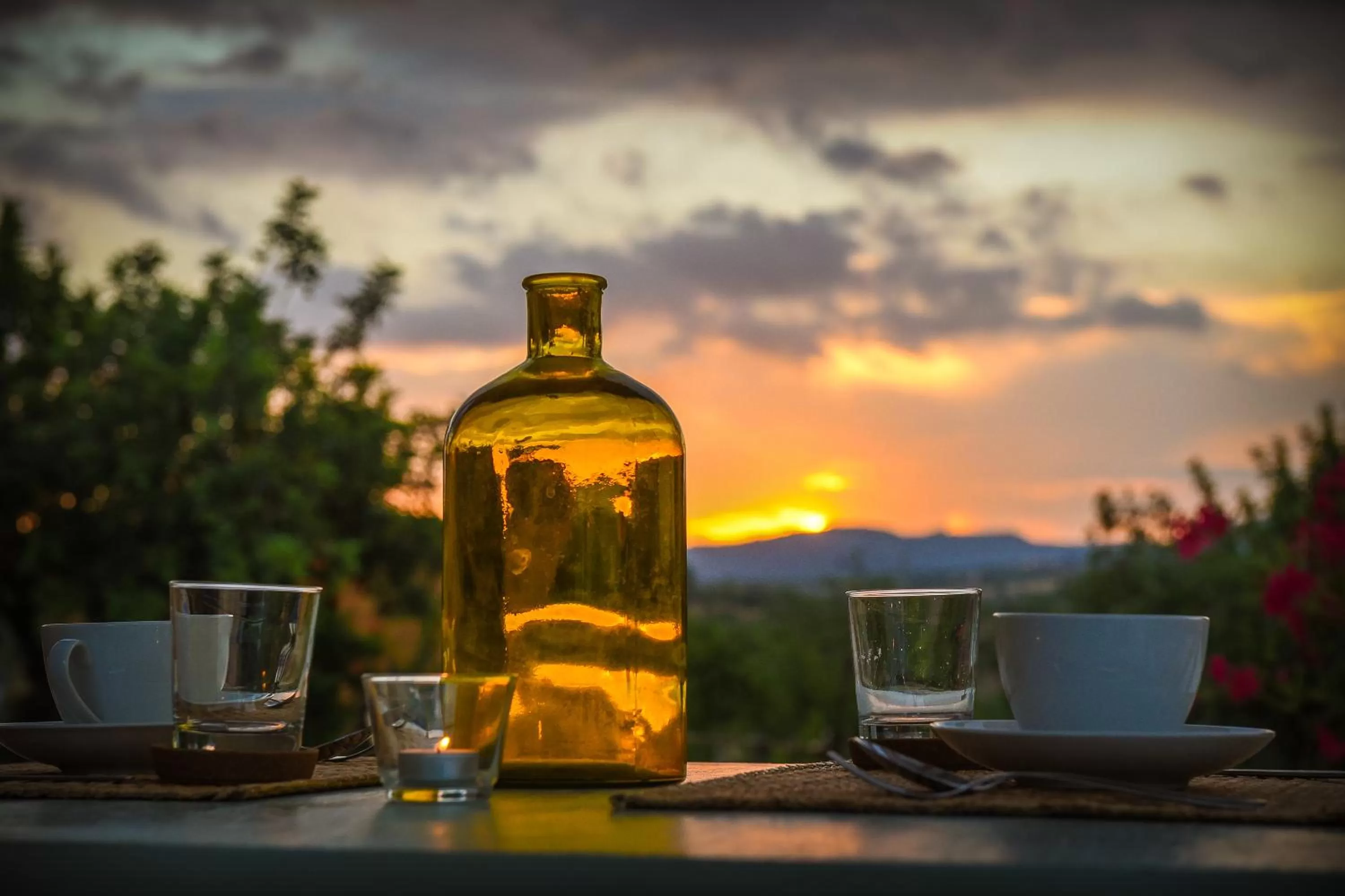 Sunset in Baglio Genovesi