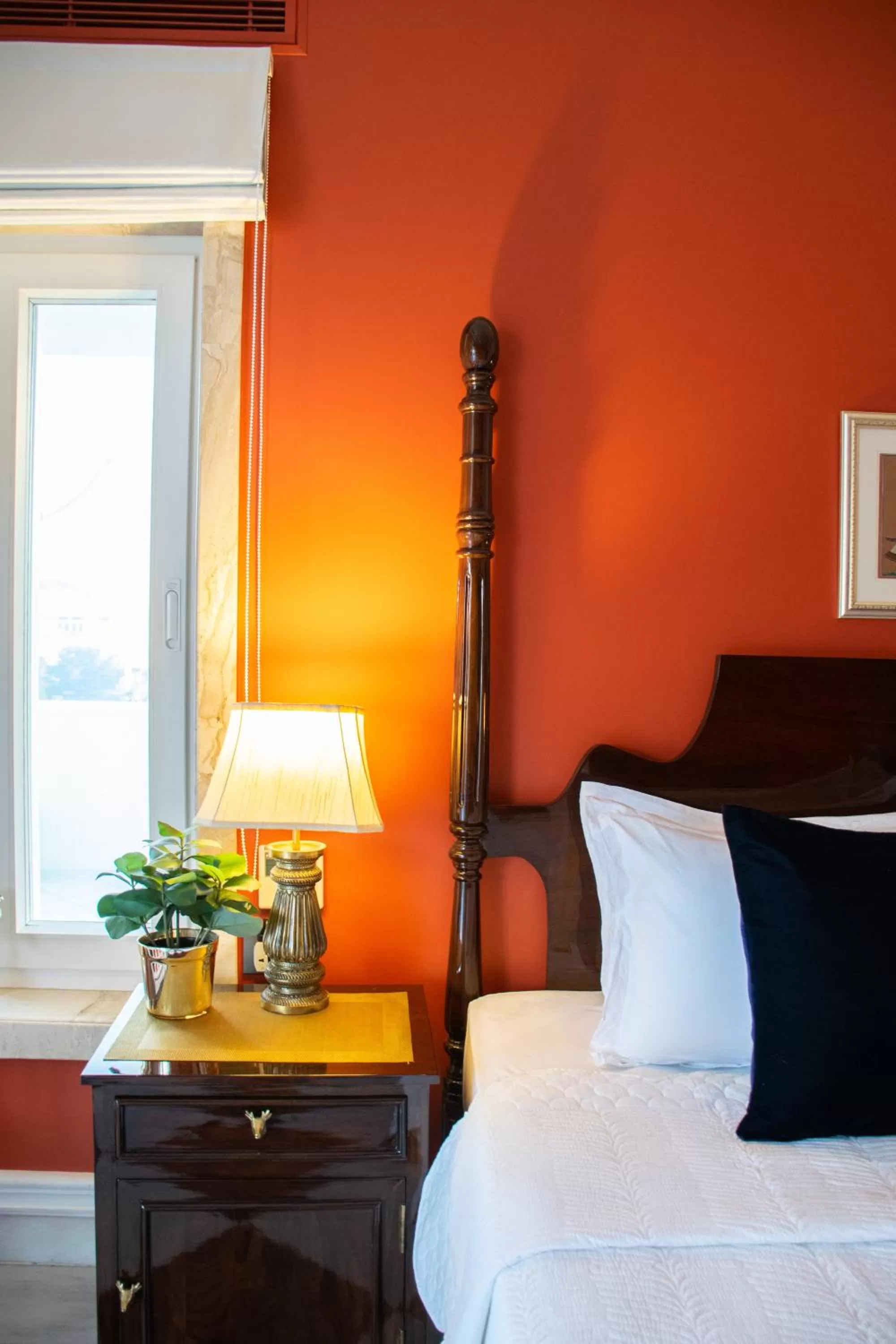 Bed in Dileep Kothi - A Royal Boutique Luxury Suites in Jaipur