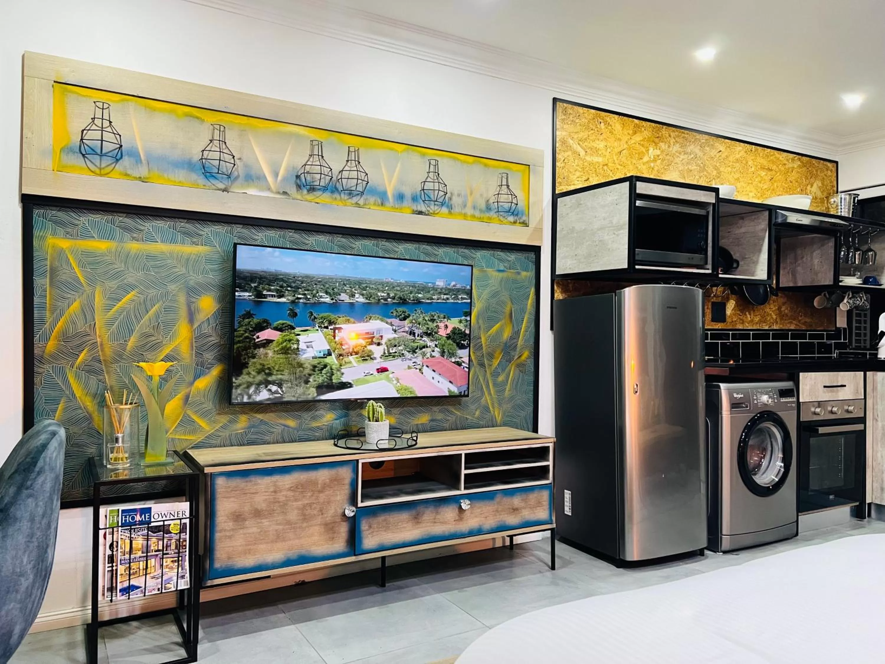 TV/Entertainment Center in 24 On Basil Inventive suites