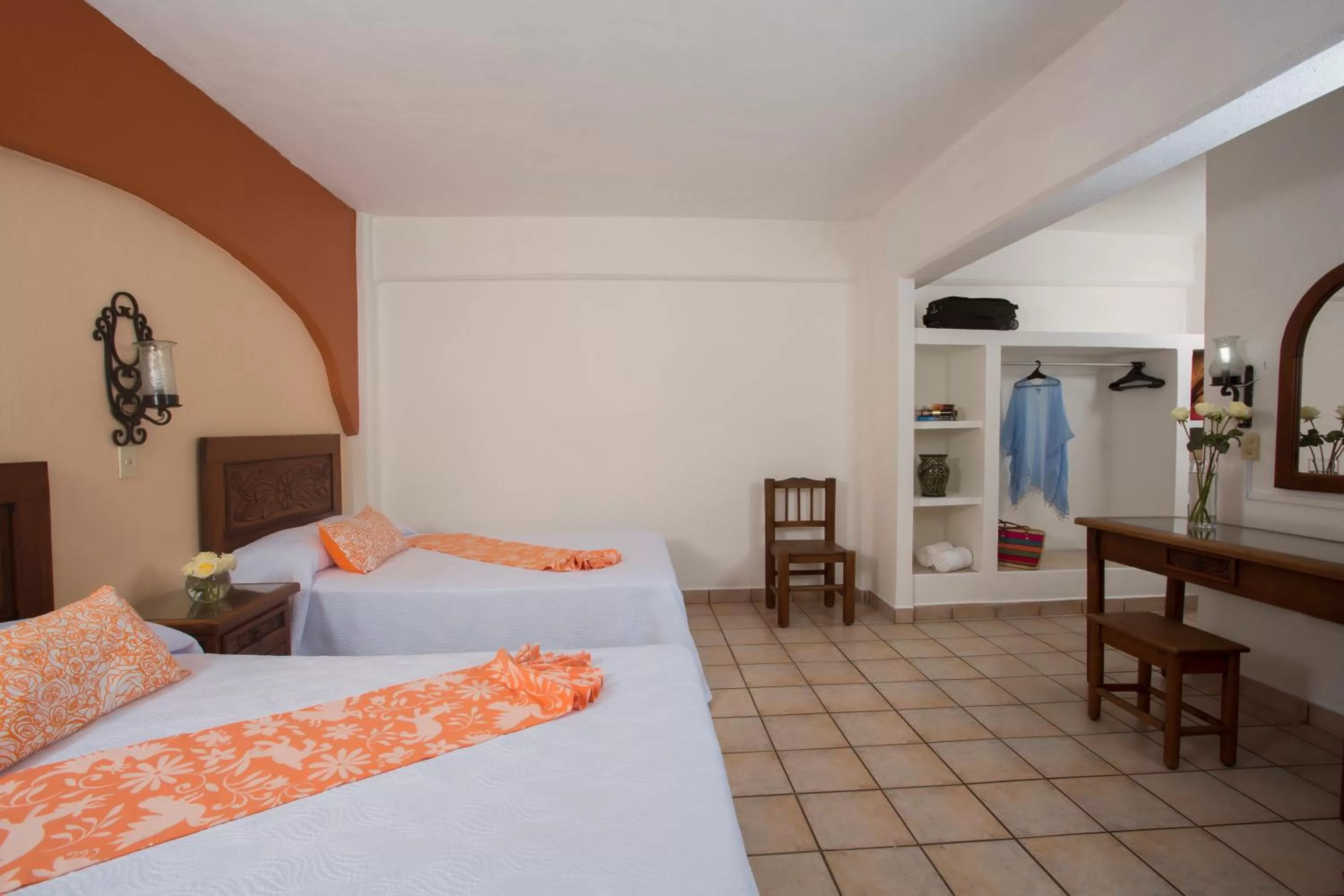 Bed in Hotel El Pescador