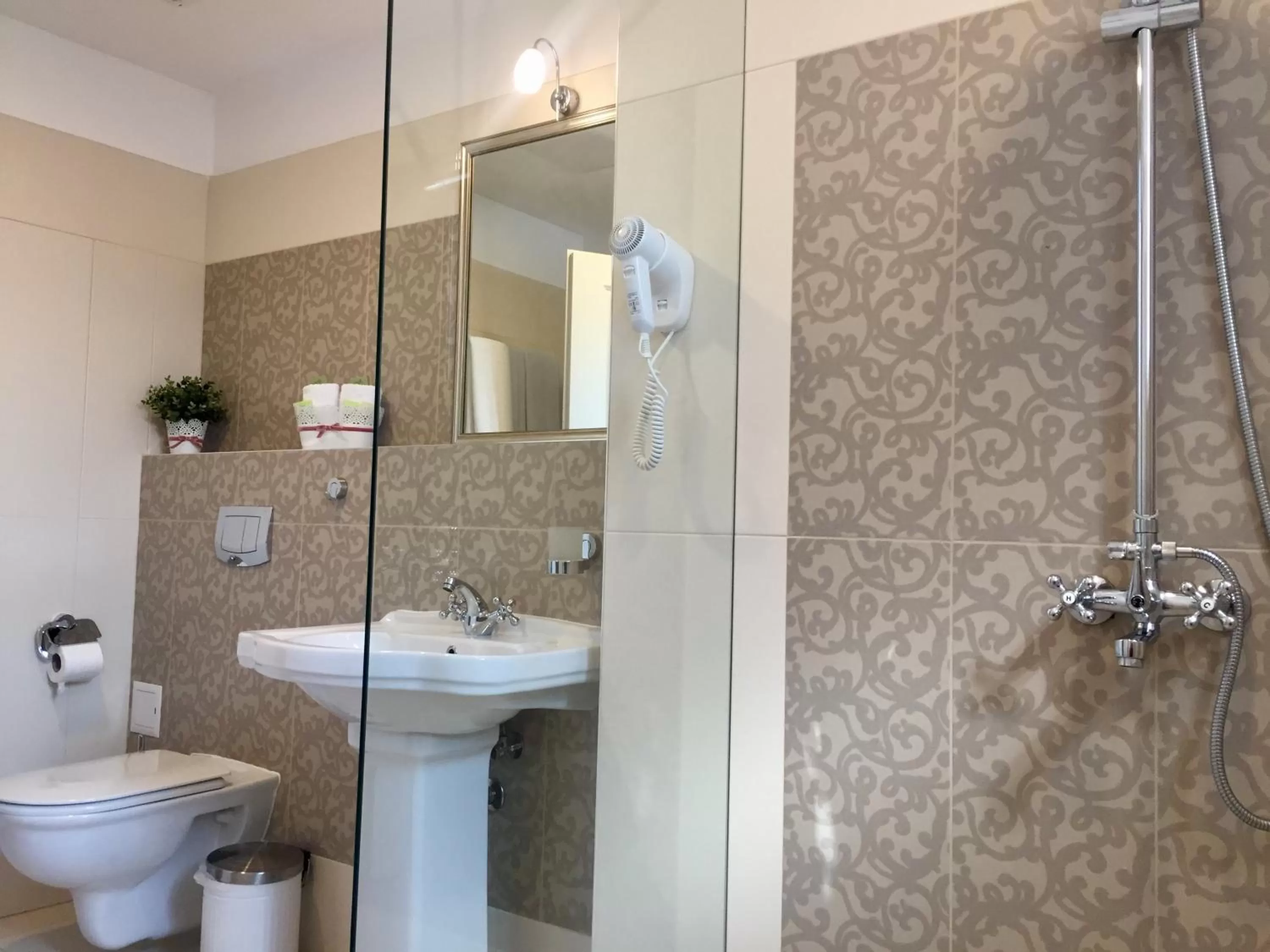 Shower in Family Hotel Agoncev