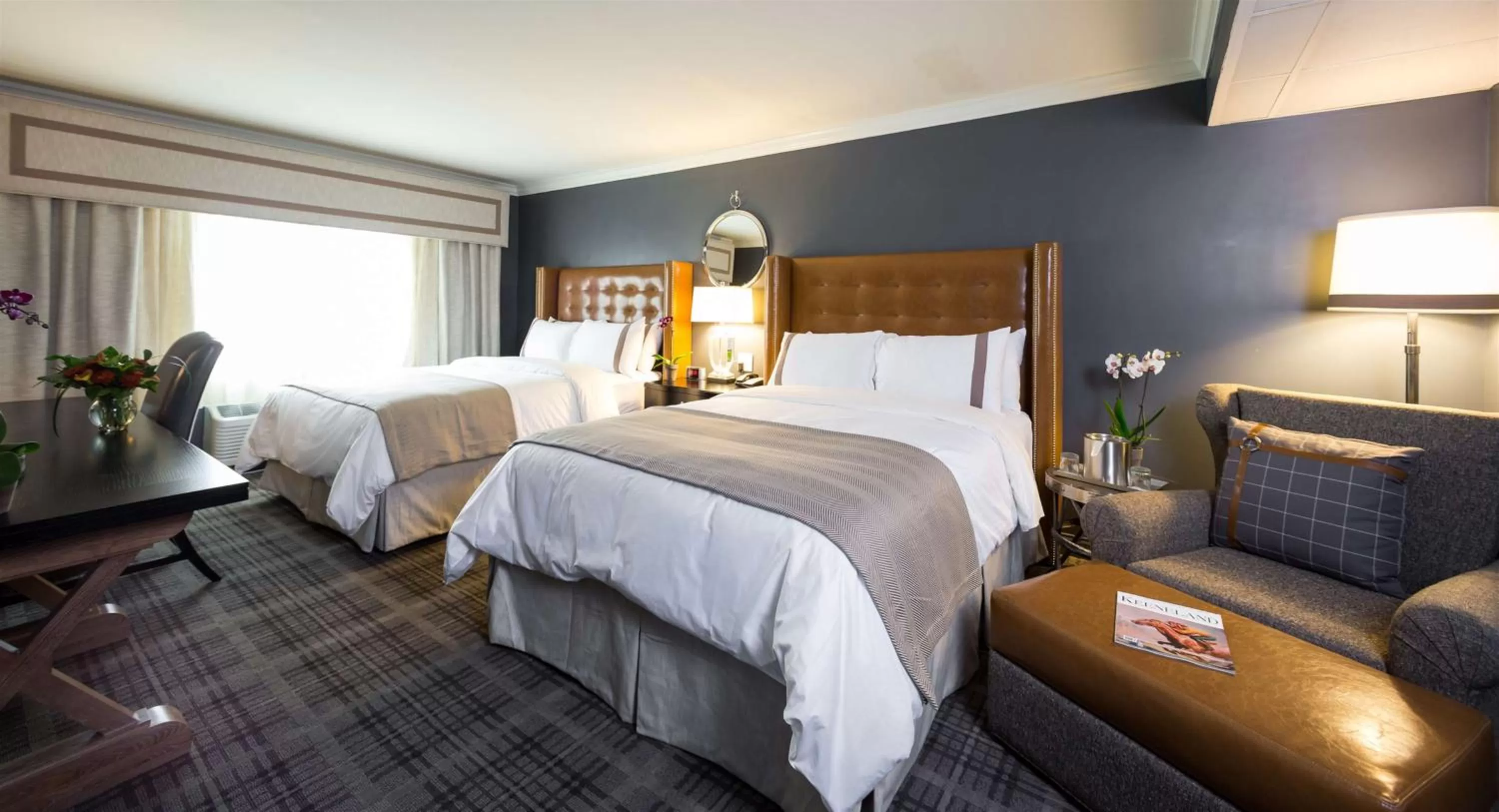 Queen Room with Two Queen Beds with Roll-In-Shower in The Campbell House Lexington, Curio Collection by Hilton