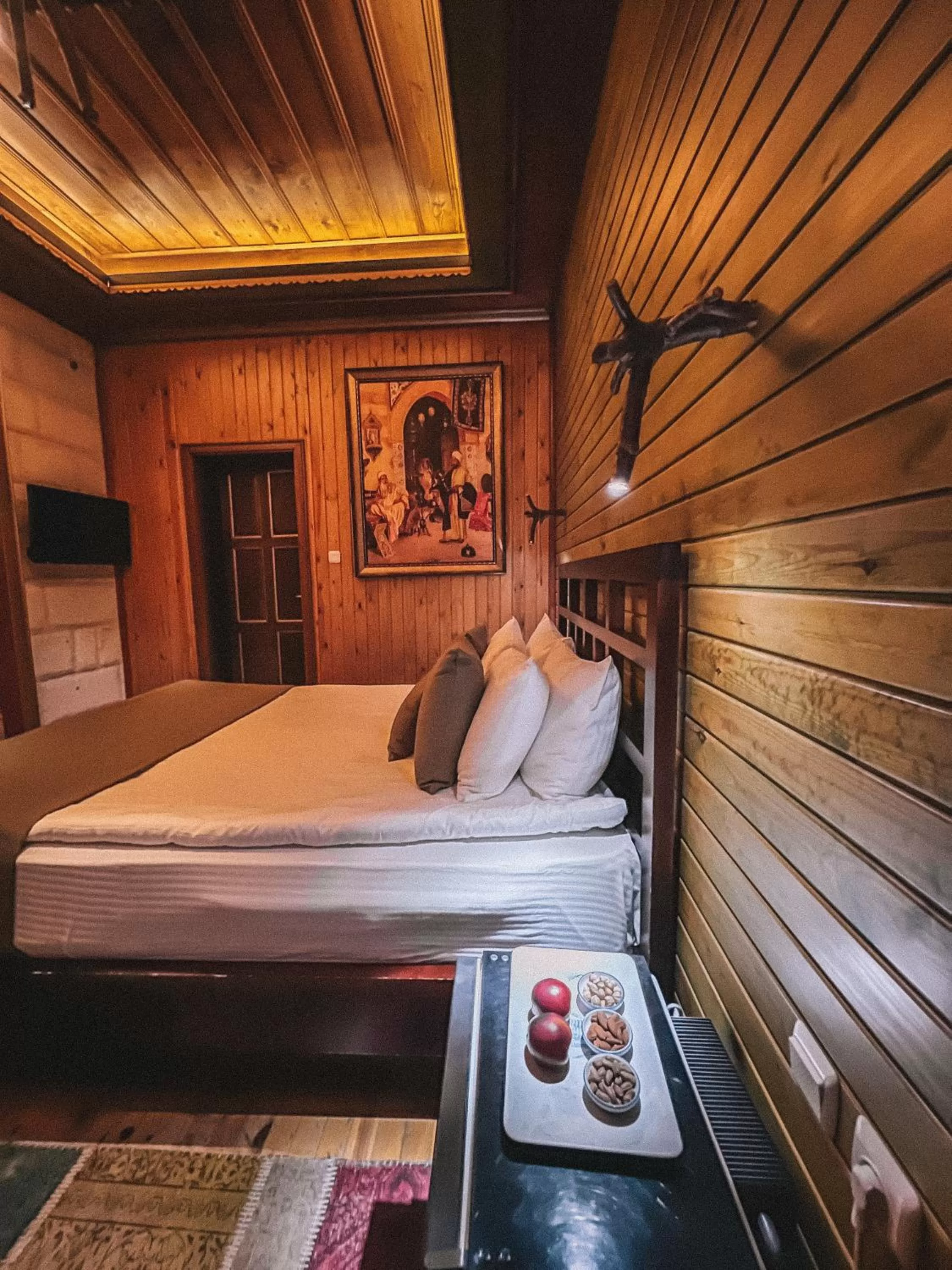 Bed in Local Cave House