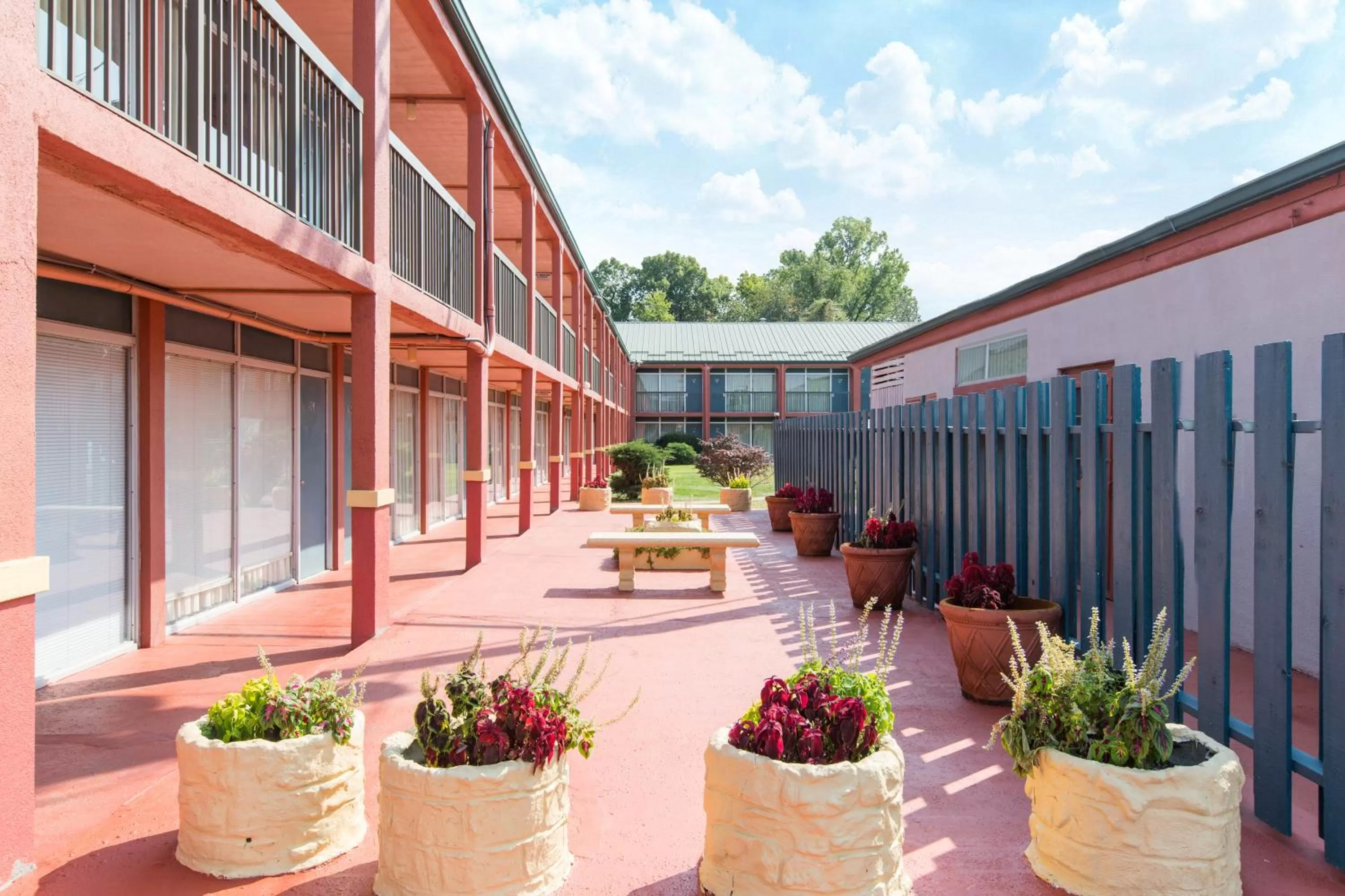 Property building in Americas Best Value Inn St. Joseph at I-29