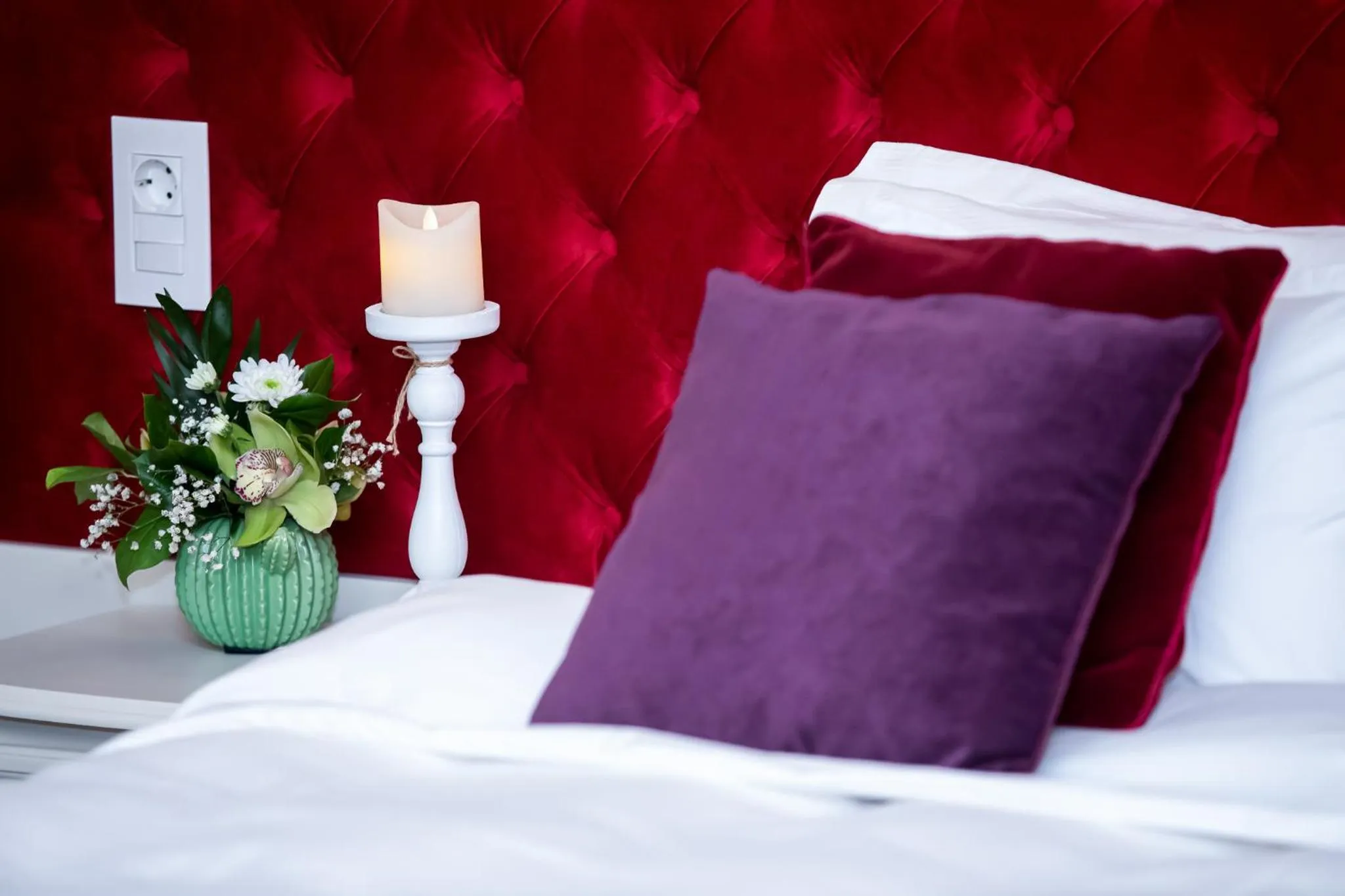 Bed in Grand Hotel Traian