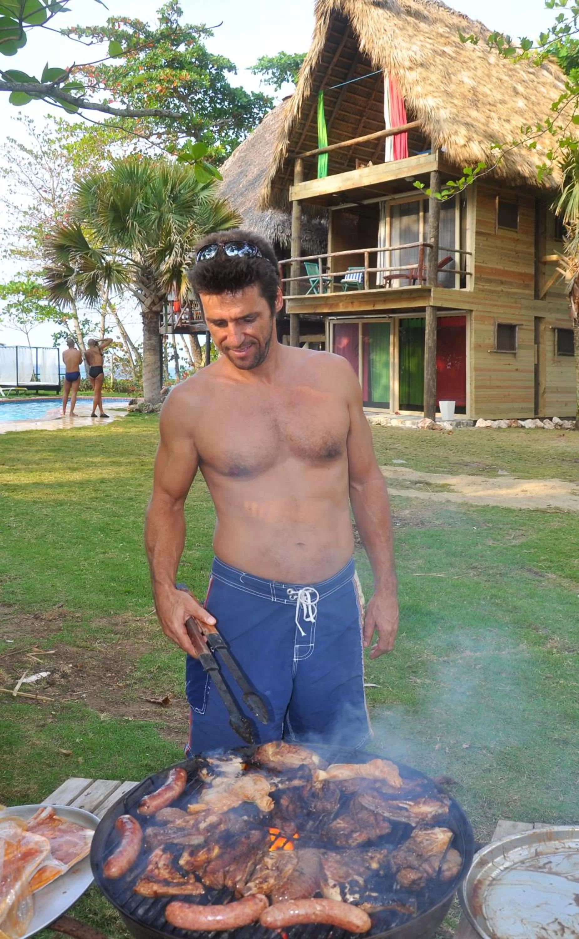 BBQ facilities in Cabarete Maravilla Eco Lodge Boutique Beach Surf Encuentro, Kite, by AA Crypto Group