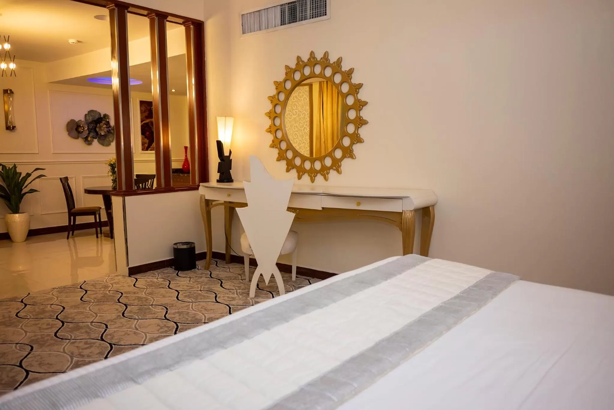 Bed in Meral Crown Hotel