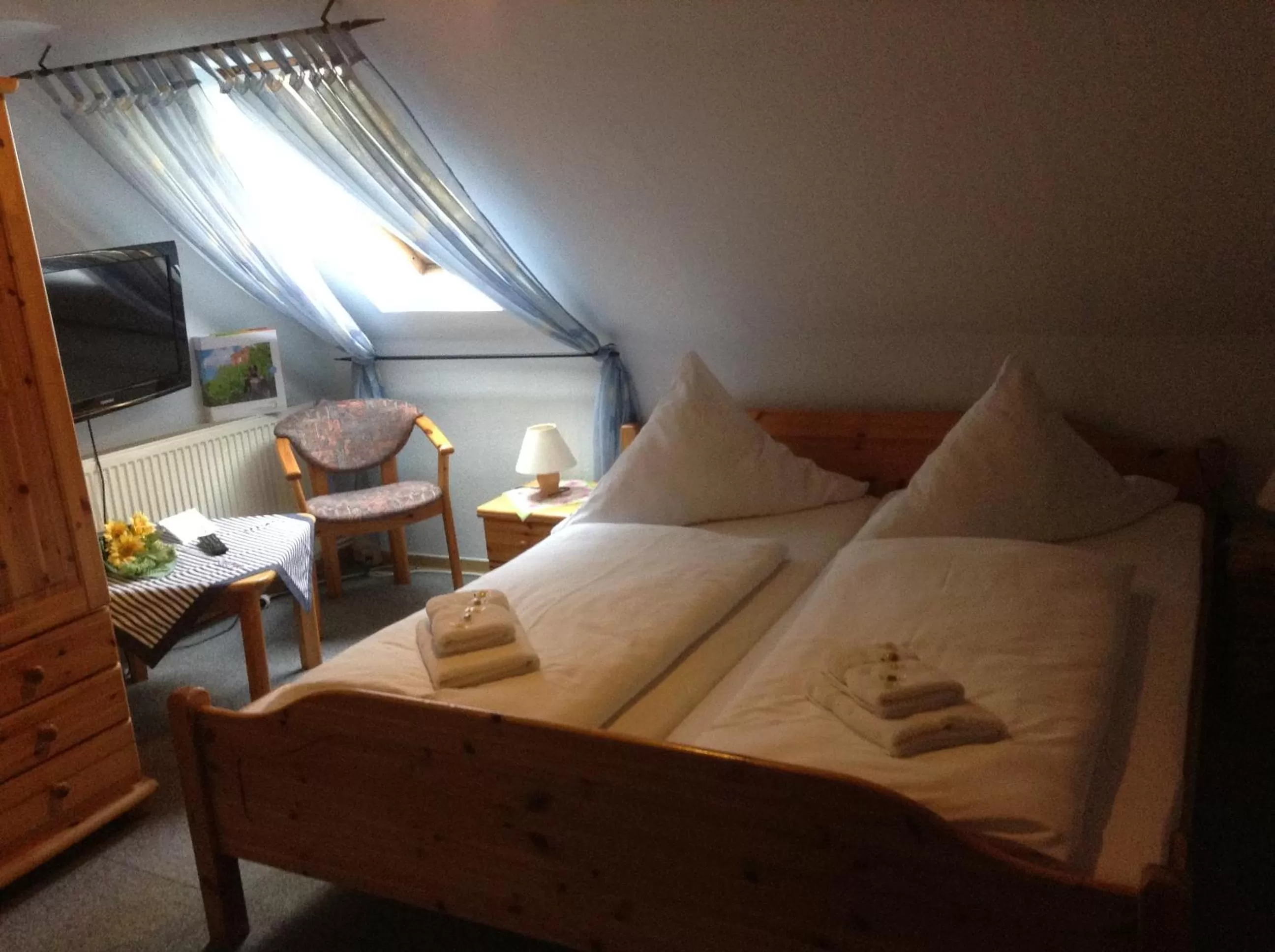 Photo of the whole room, Bed in Hotel Mühleneck