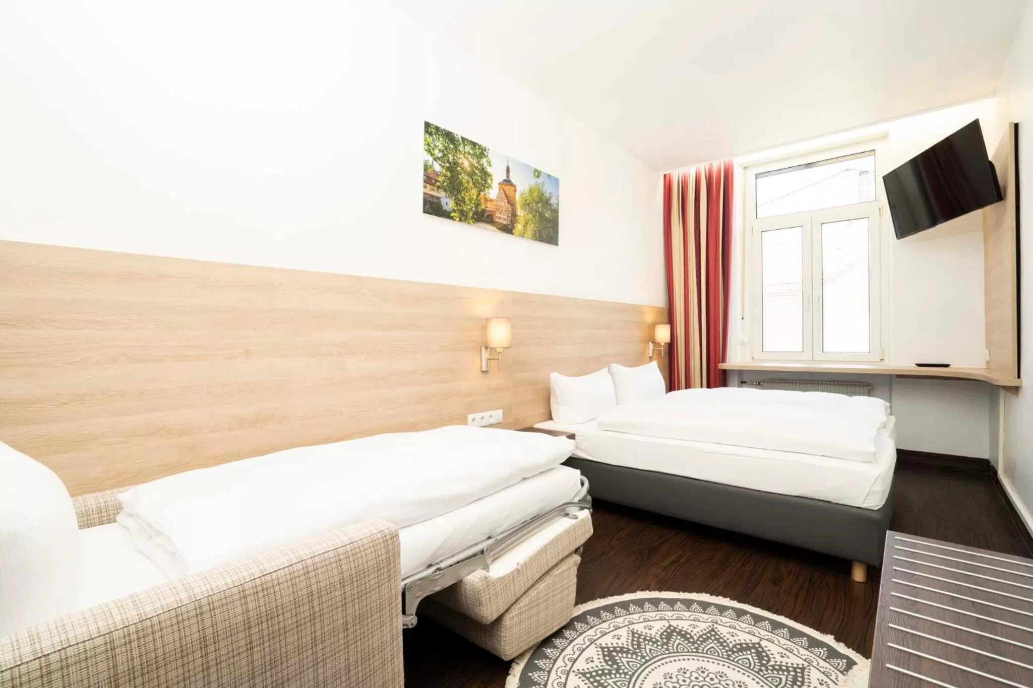 Photo of the whole room, Bed in Hotel National