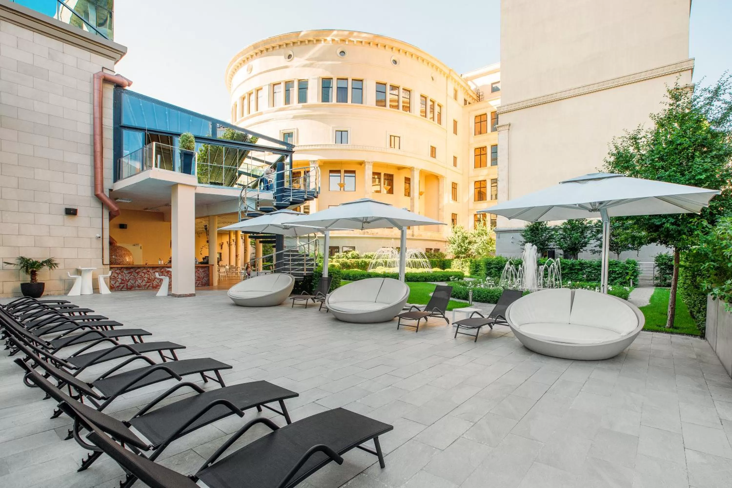 Patio in The Biltmore Tbilisi Hotel