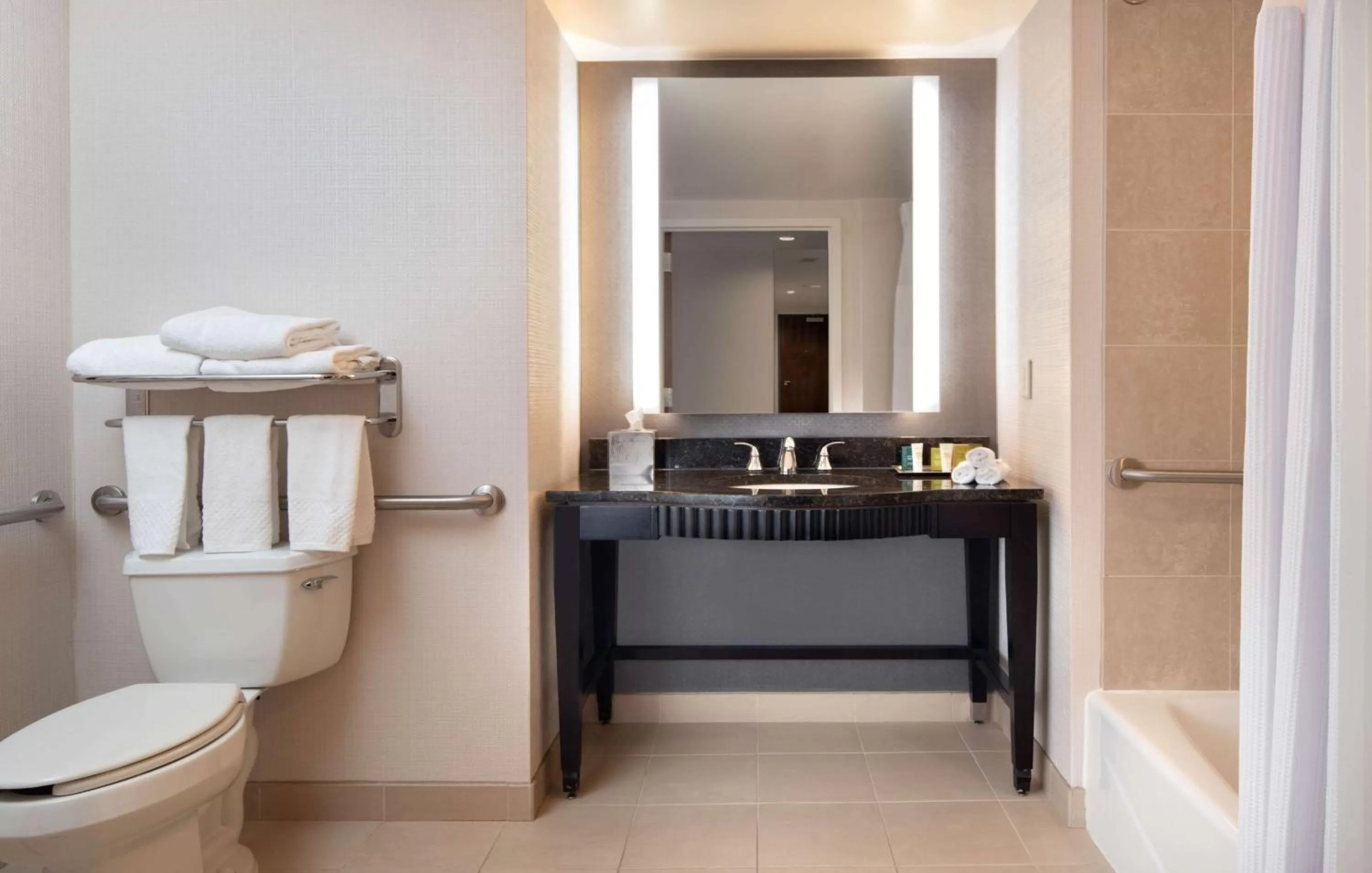 Bathroom in Hilton Baltimore Inner Harbor
