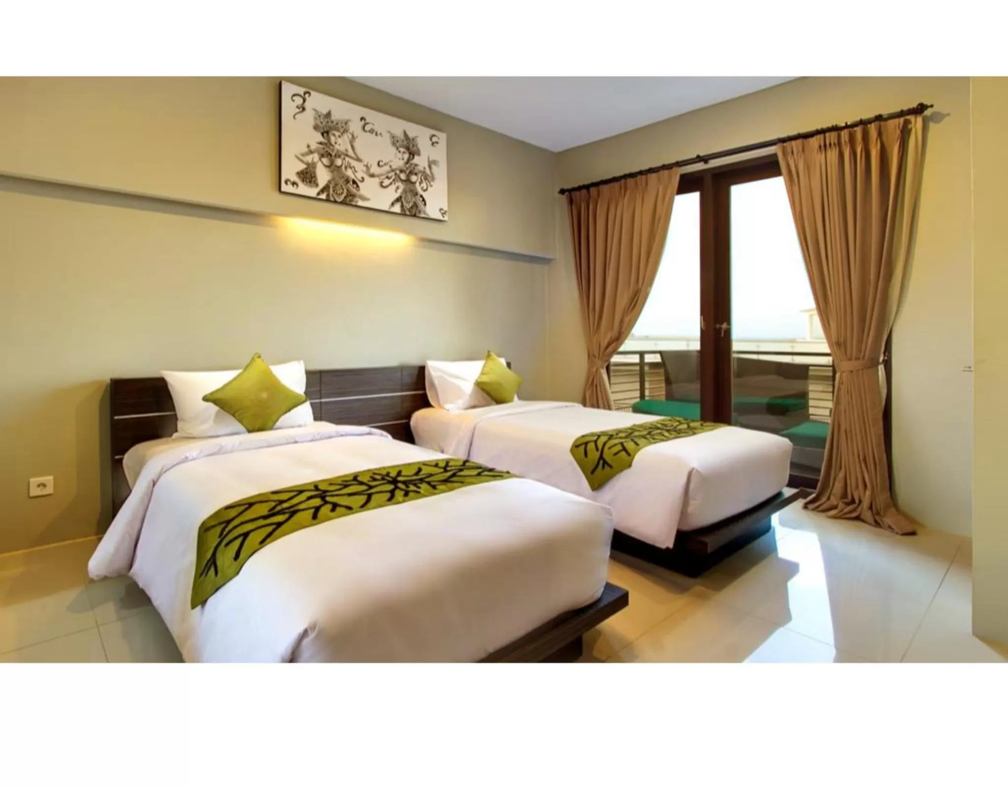 Bed in ABISHA Resort Jimbaran