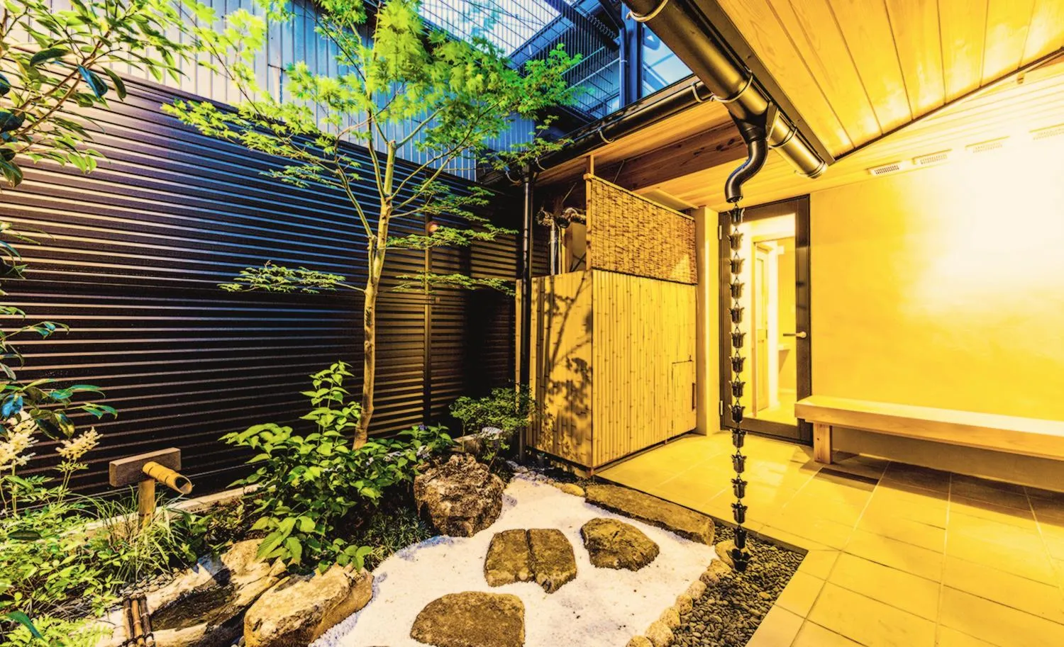 Garden in cup of tea