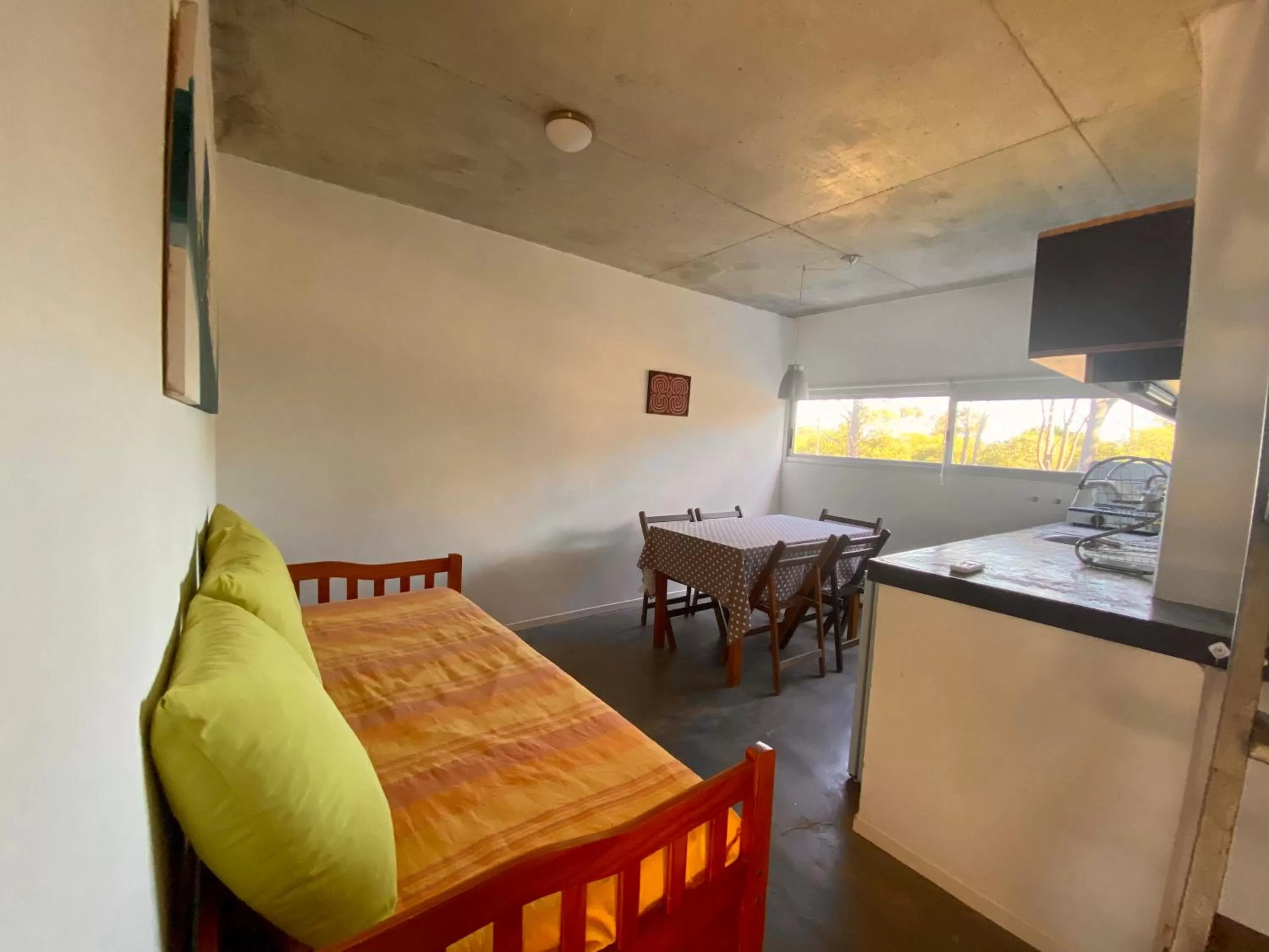 Living room, Bed in Altos de la Serena Apart Hotel