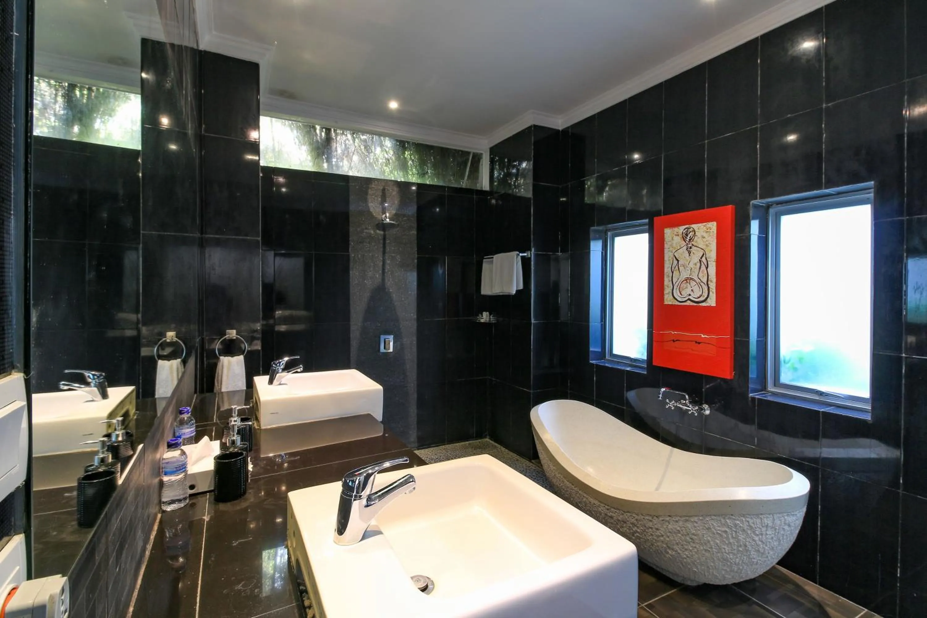Bathroom in Aleesha Villas and Suites
