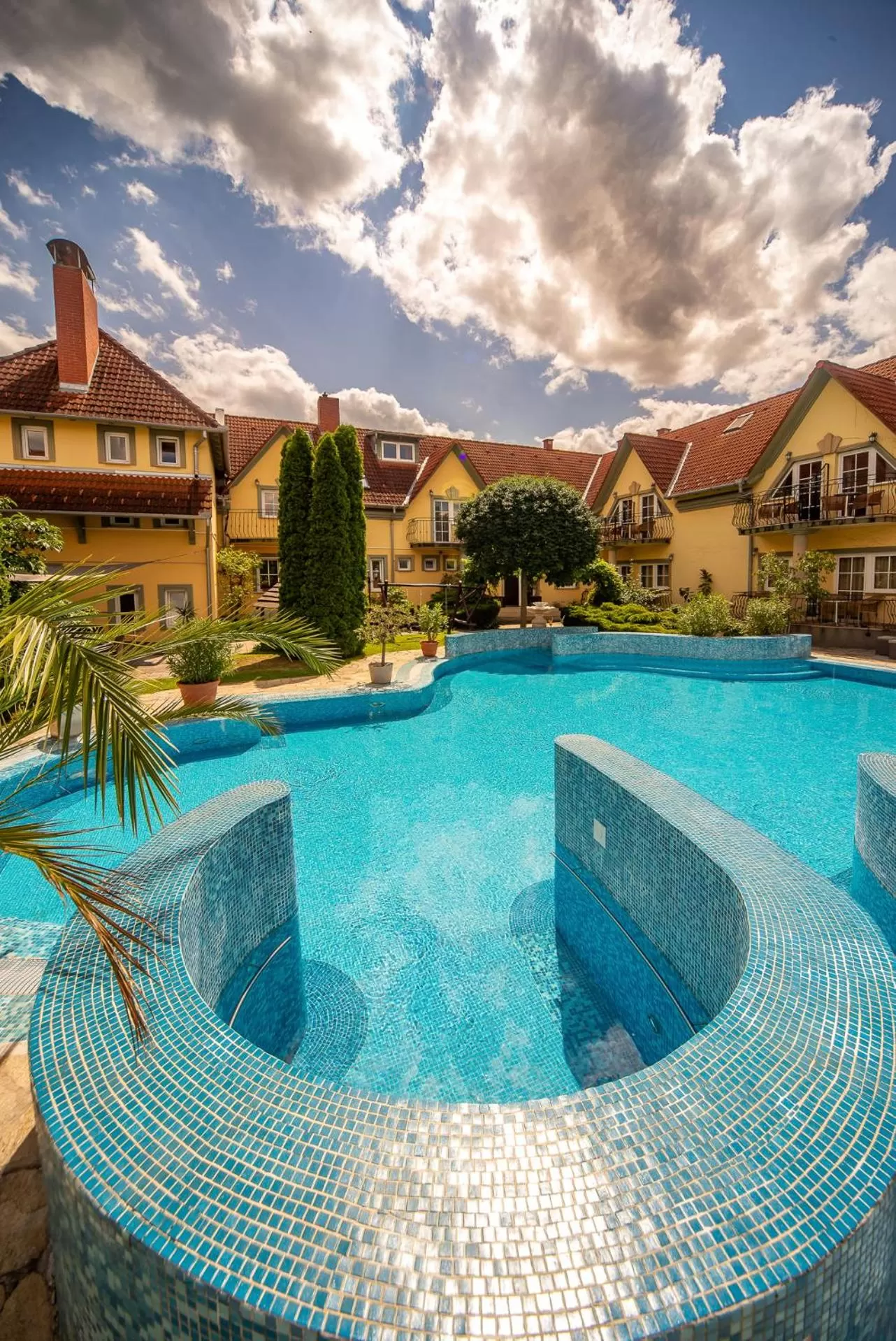 Property building in Wellness Hotel Kager Harkány