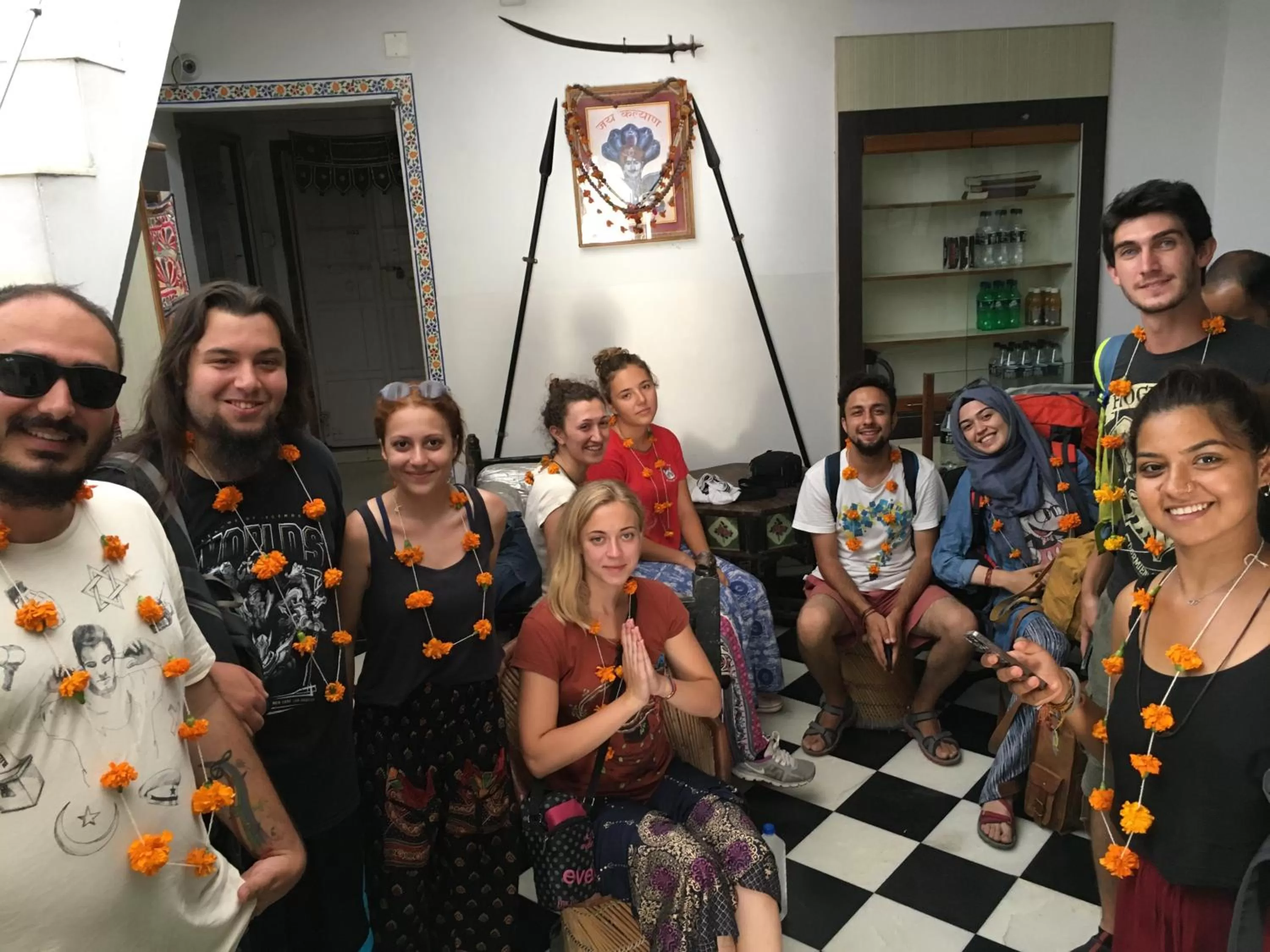 group of guests in Hotel Panorama Haveli