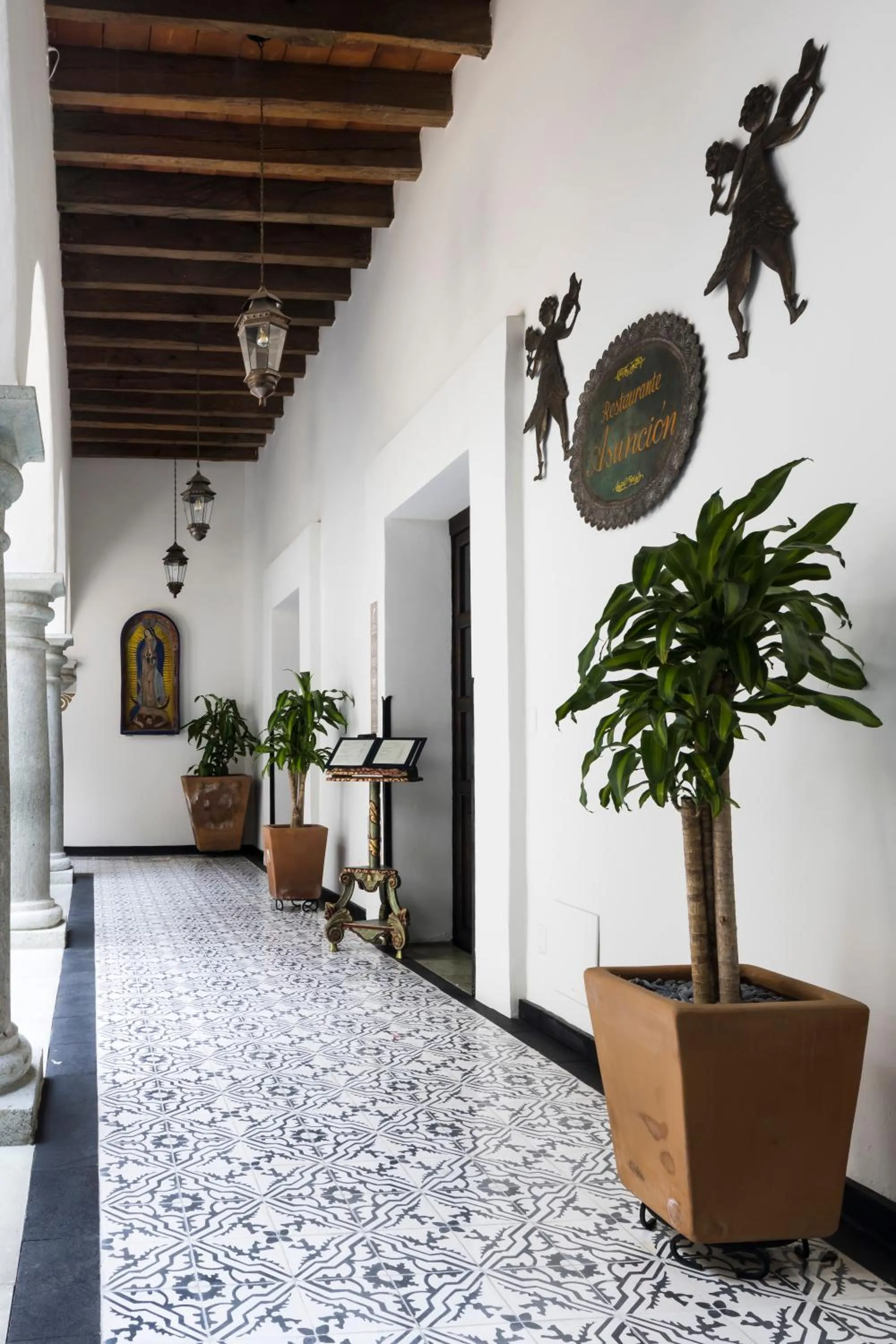 Patio in Hotel Boutique Naura Centro