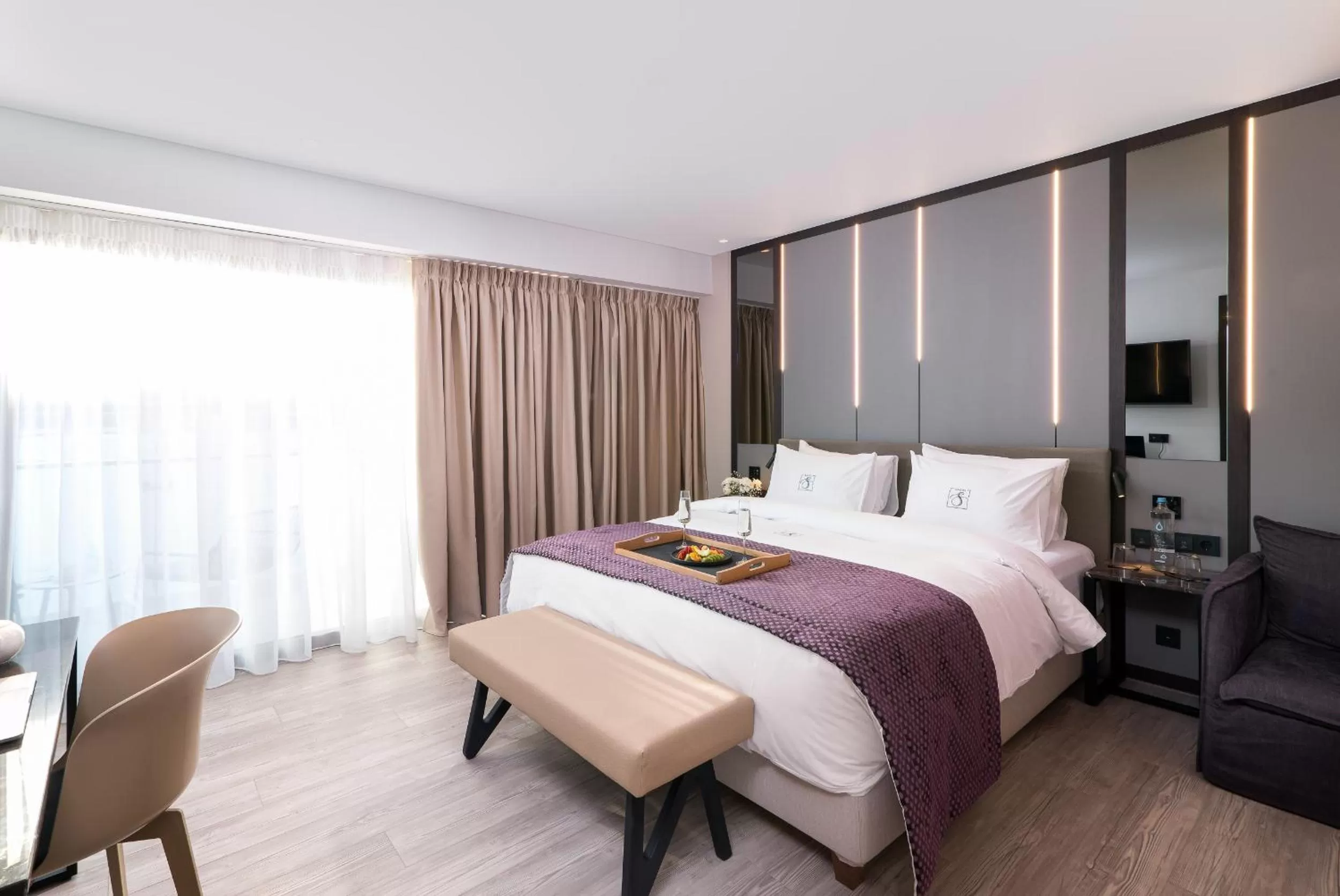 Bedroom, Bed in S Hotel Boutique Thessaloniki