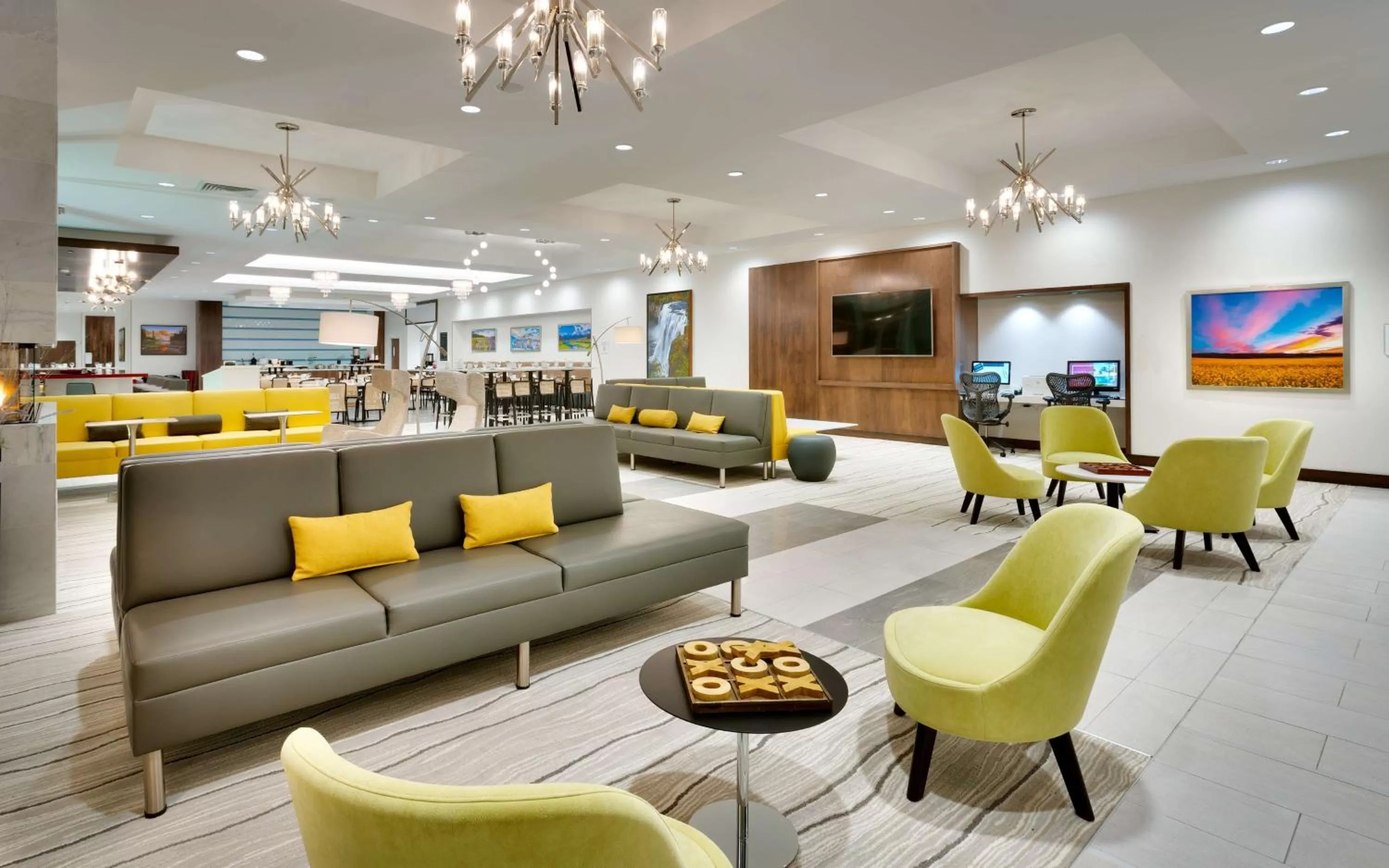 Lobby or reception in Hilton Garden Inn Boise Downtown