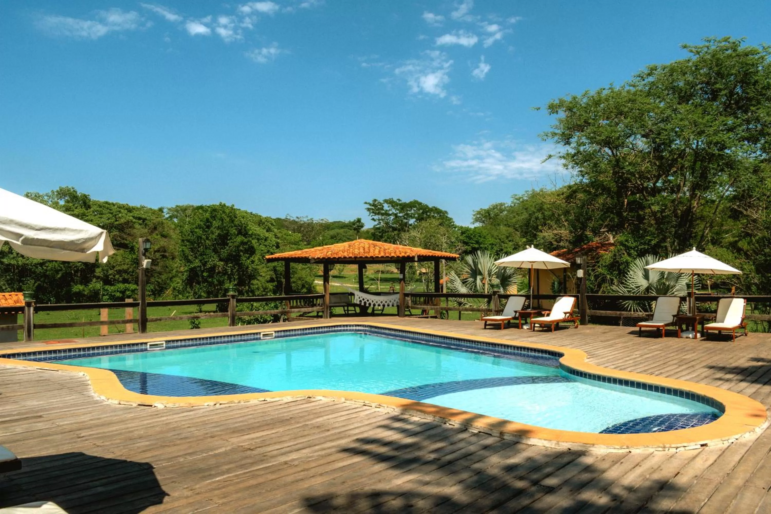 Pool view in Hotel Santa Esmeralda