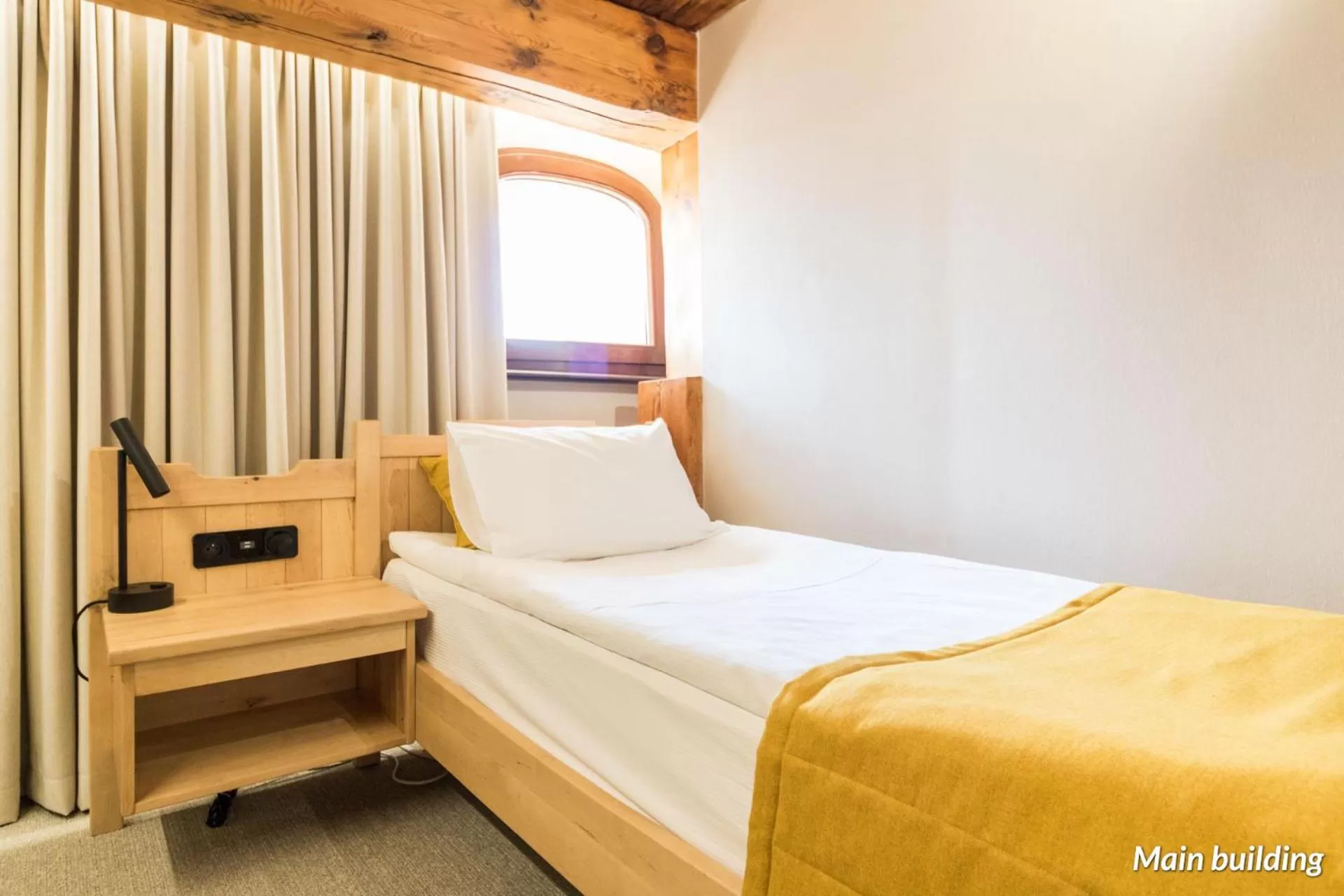 Bed in Hotel Spichrz