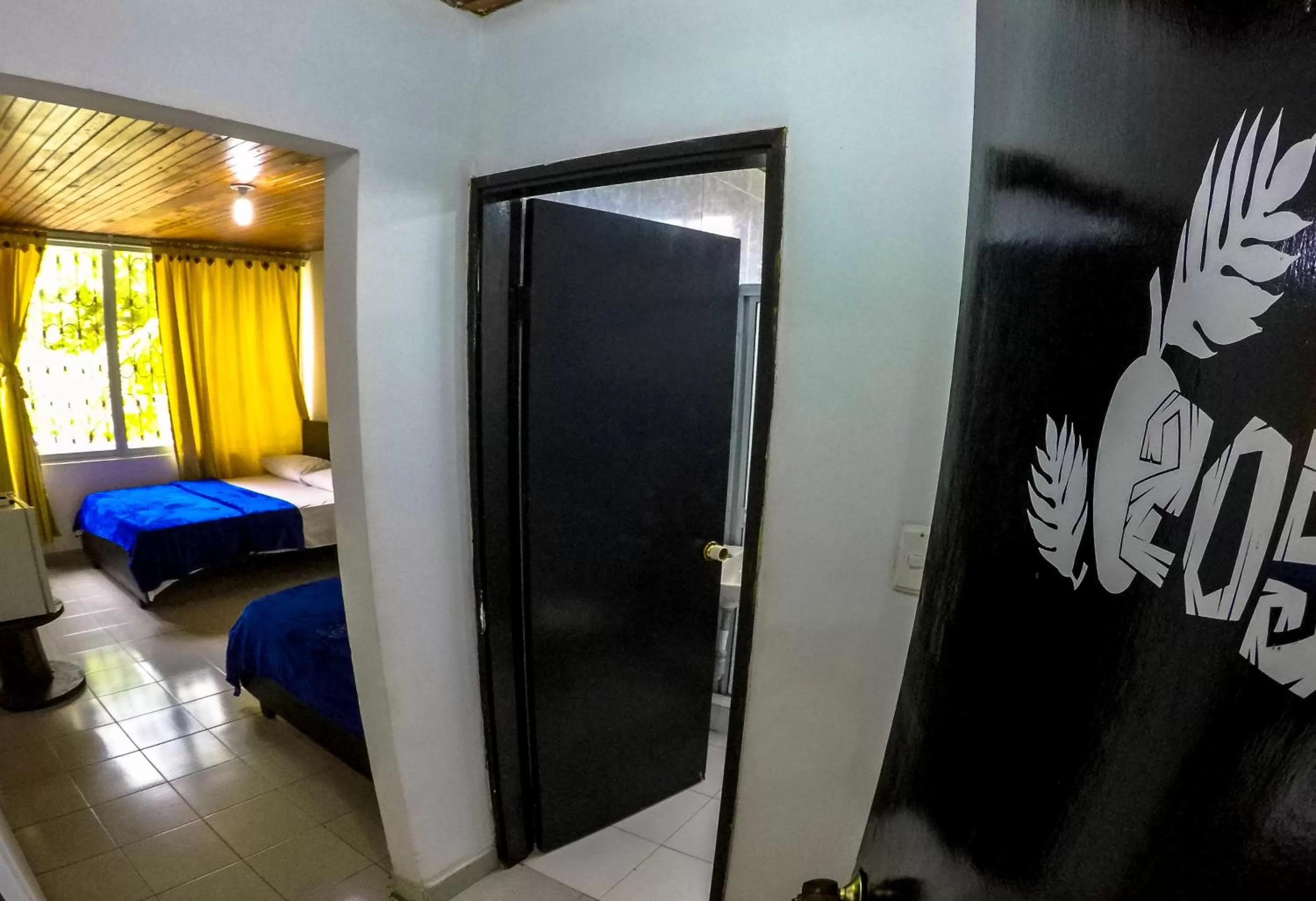 Bed in Posada Cultural Bahia Sonora