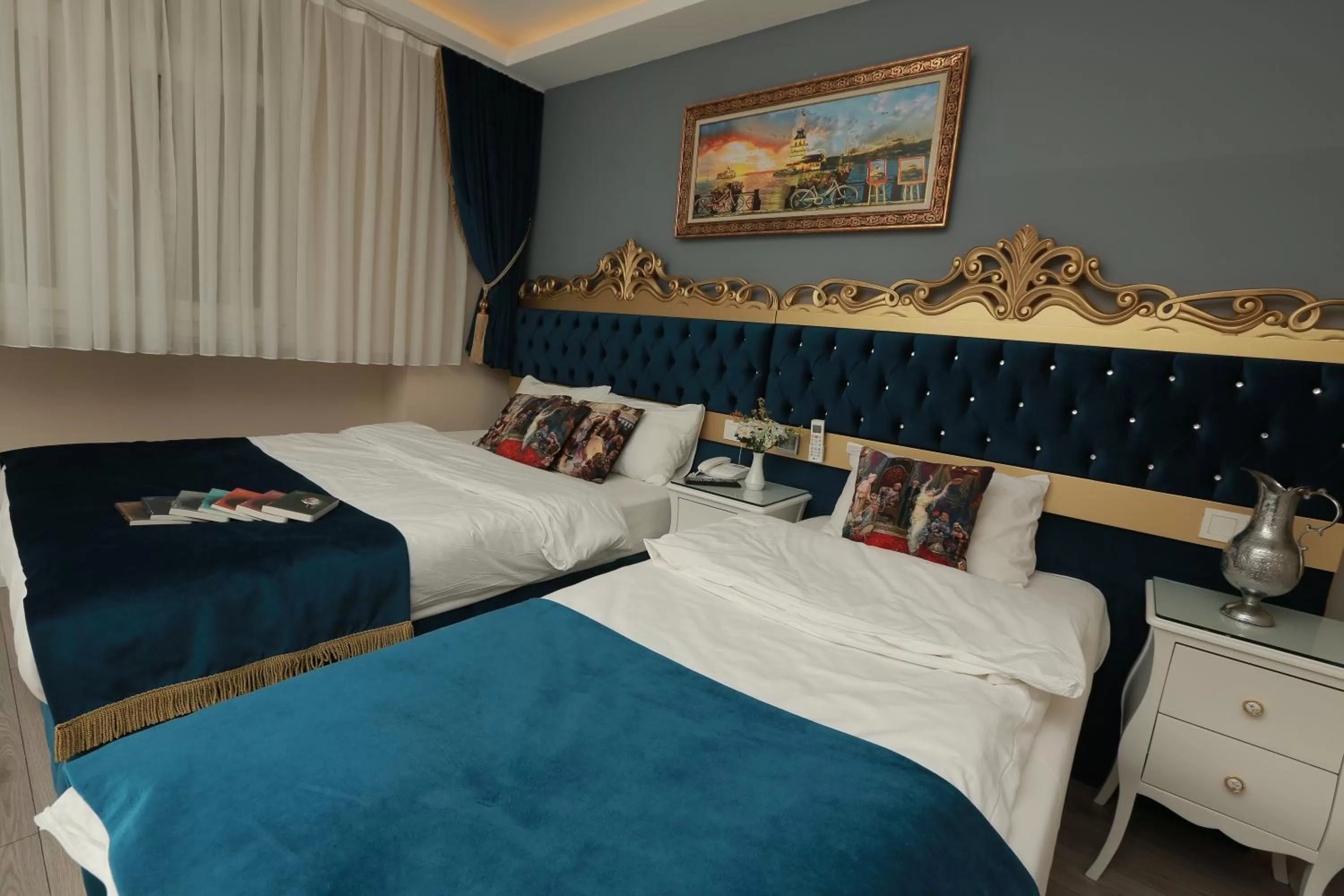 Bed in Constantinopolis Hotel