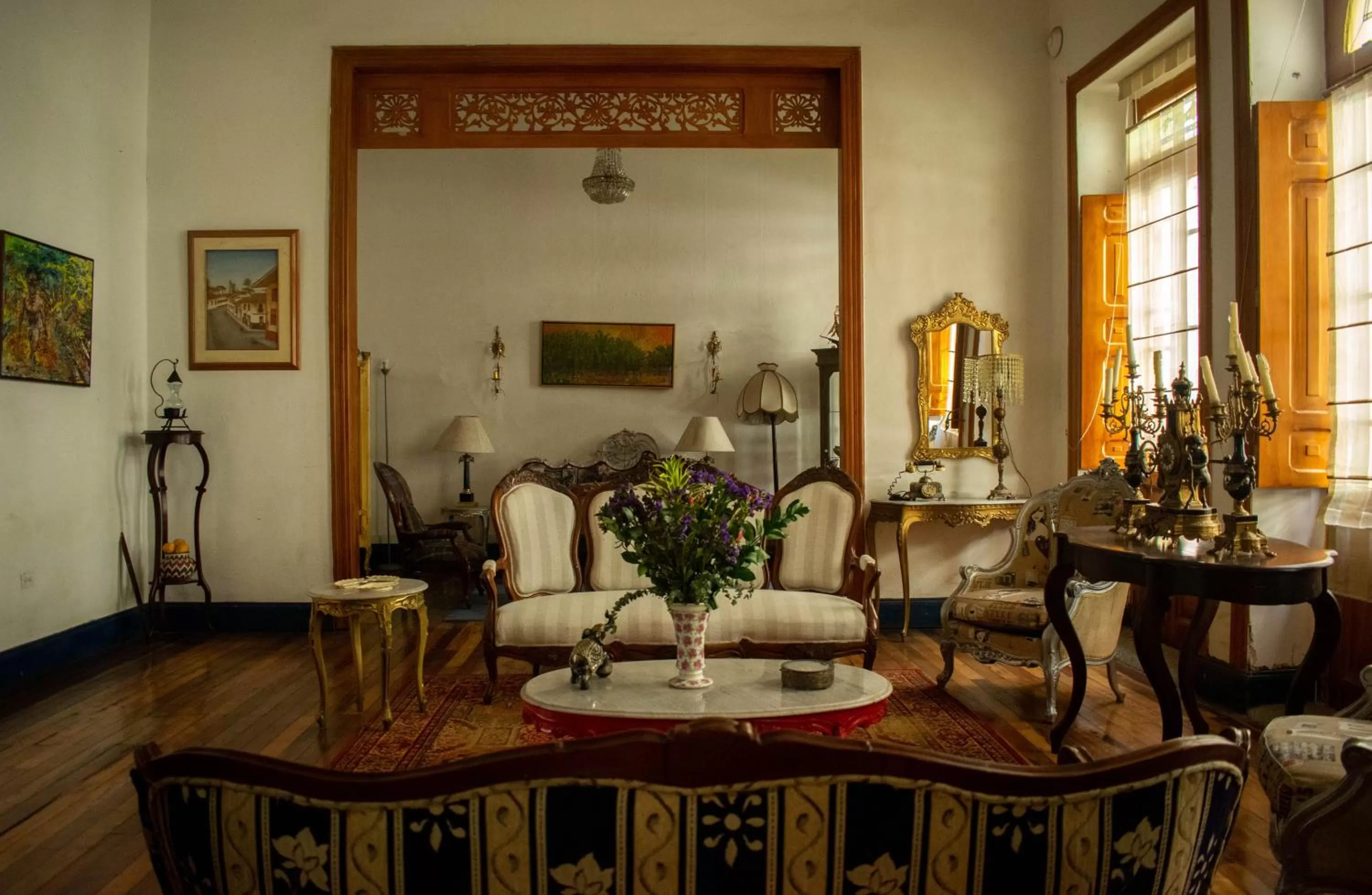 Living room in Hotel Casa de la Luz