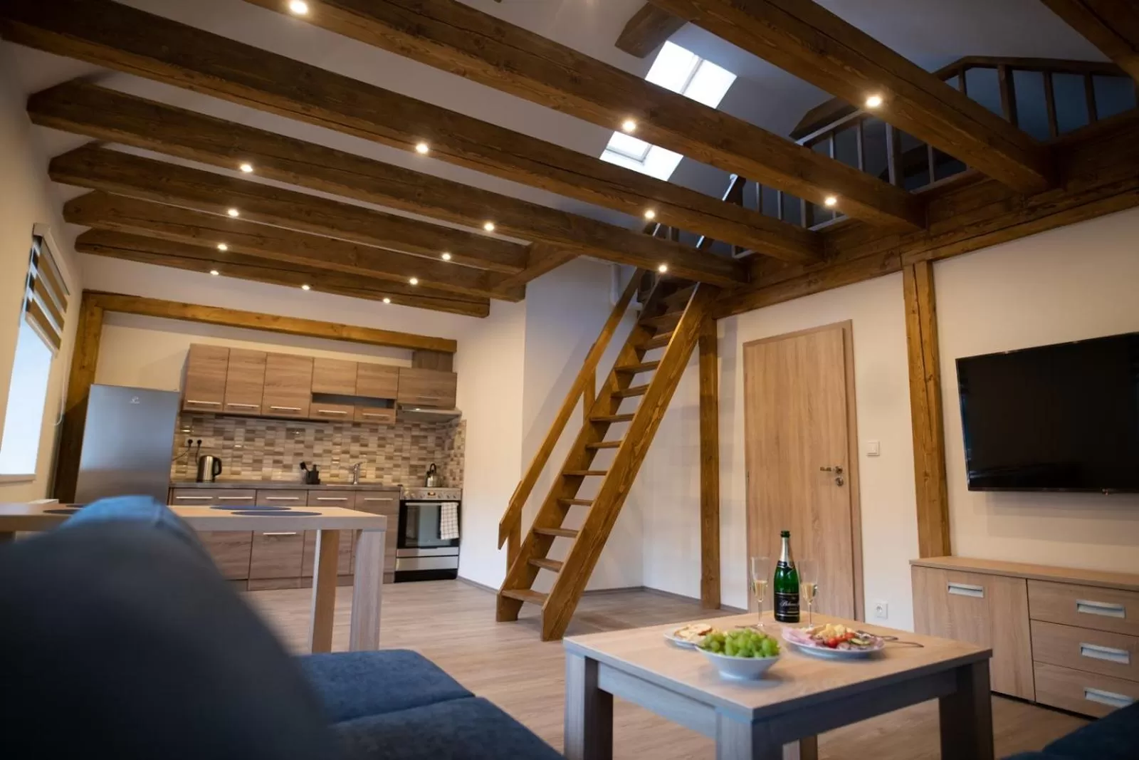 Communal lounge/ TV room, Seating Area in Apartmány Meandry